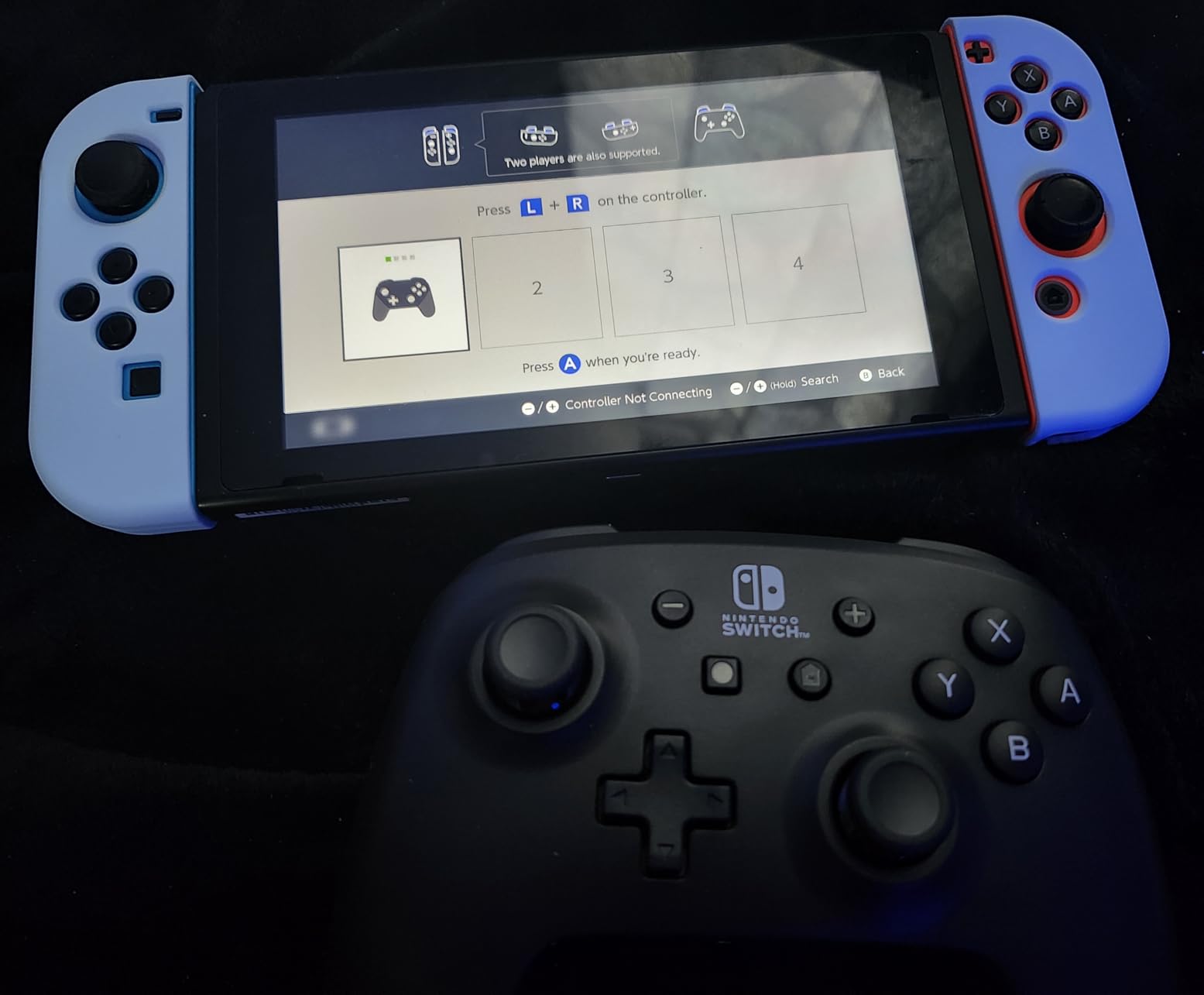 PowerA Wireless Controller - Nintendo Switch/Switch Lite/Switch-OLED Model, Nintendo Switch 2, Jet Black, Gamepad, Bluetooth, Motion Controls, Advanced Gaming Buttons, officially licensed customer photo 1