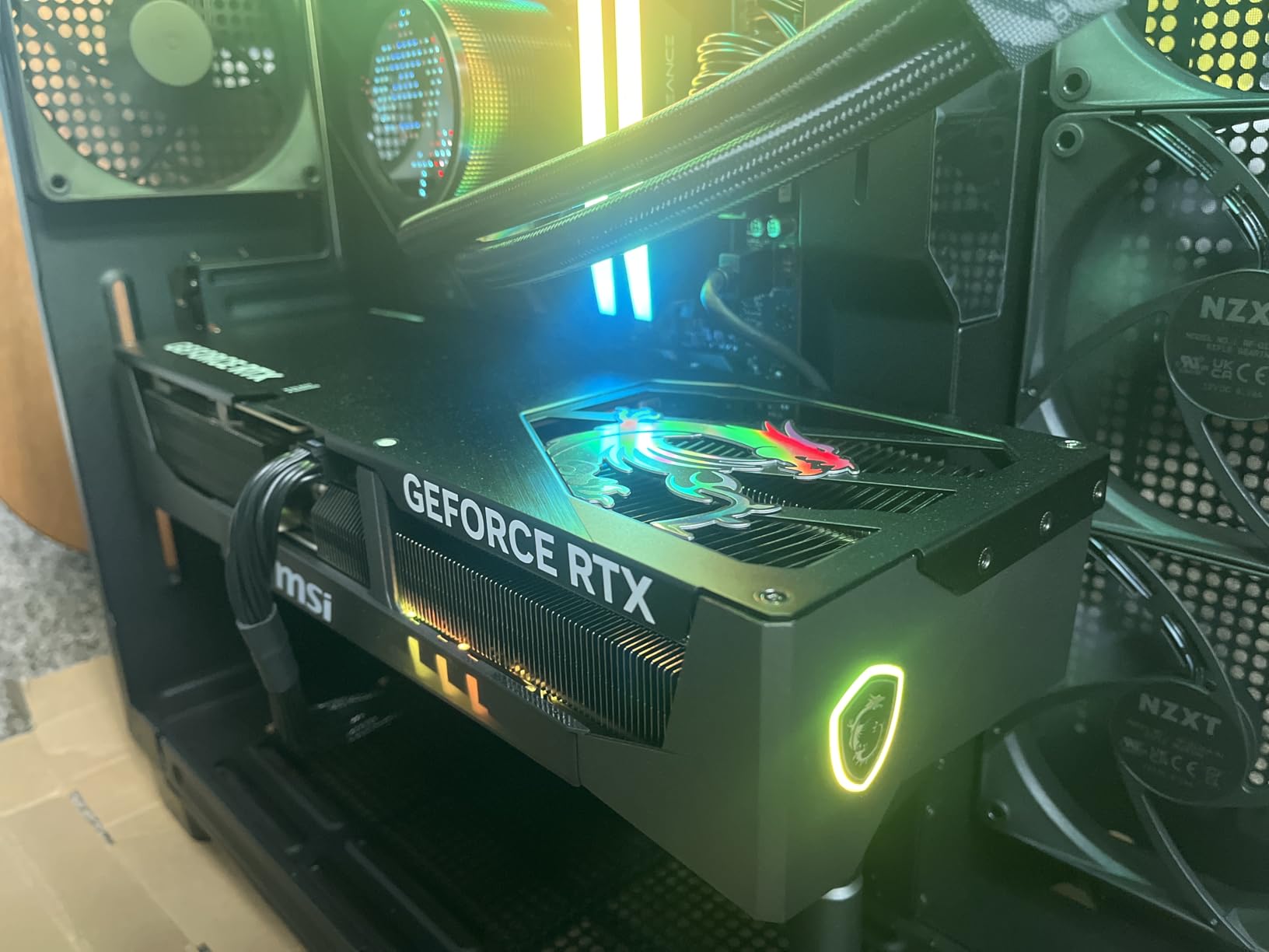 MSI GeForce RTX 5090 32G GAMING TRIO OC Graphics Card - 32GB GDDR7 (28Gbps/512-bit), PCIe 5.0, TRI FROZR 4 (3 x STORMFORCE Fan), HDMI 2.1b, DisplayPort 2.1b customer photo 1