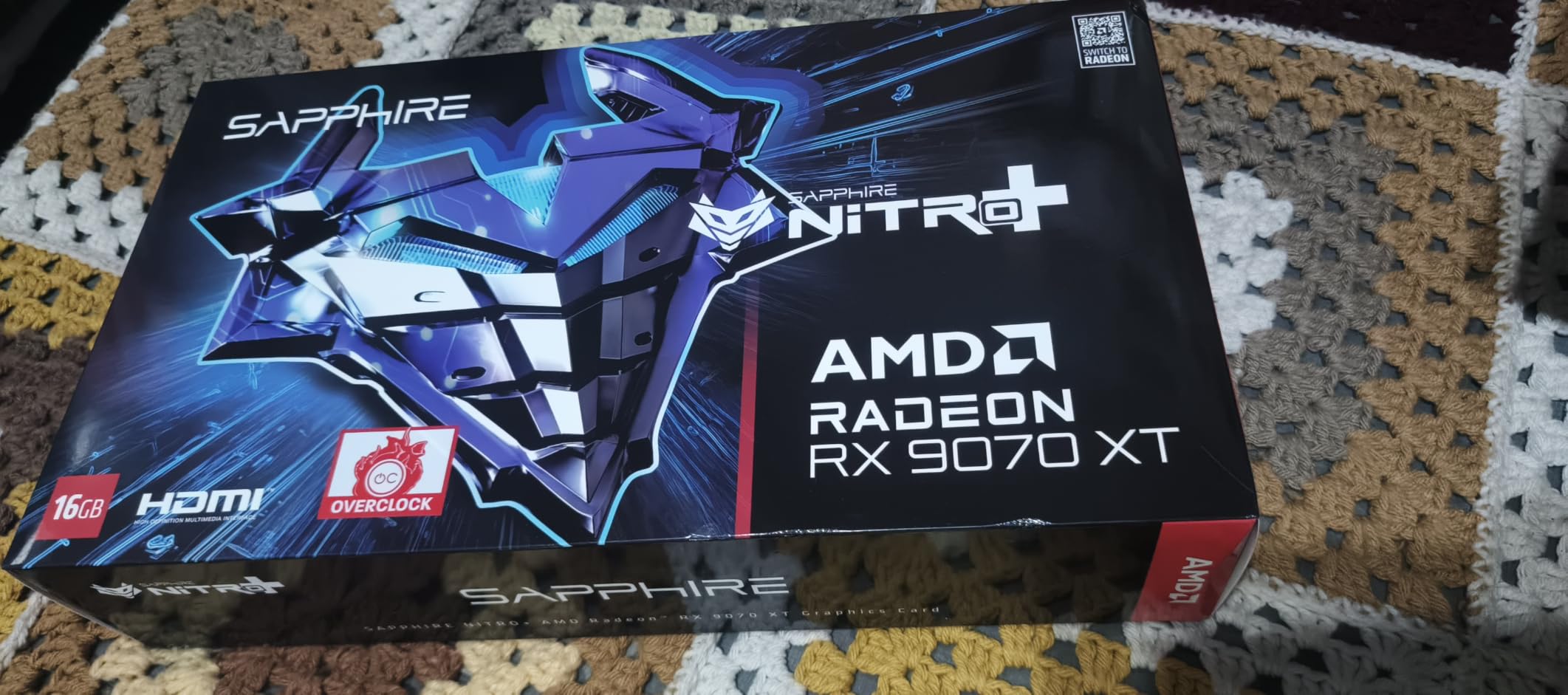 Sapphire 11348-01-20G Nitro+ AMD Radeon™ RX 9070 XT Gaming OC Graphics Card with 16GB GDDR6, AMD RDNA 4 customer photo 1