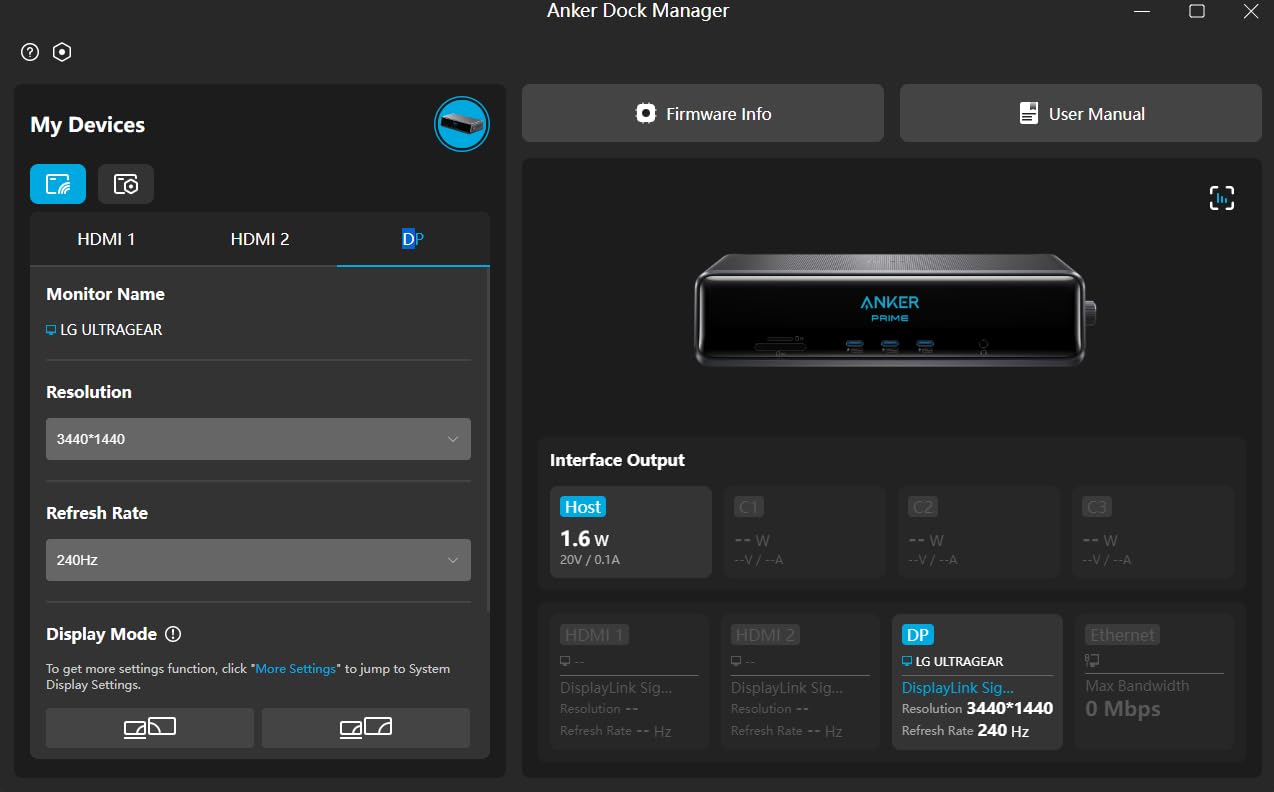 Anker Prime Docking Station (DL7400), 14-Port Triple Display with DisplayLink, 140W Max, Smart Display, Triple 4K 60Hz, Cooling Fan, for Windows Laptops customer photo 2