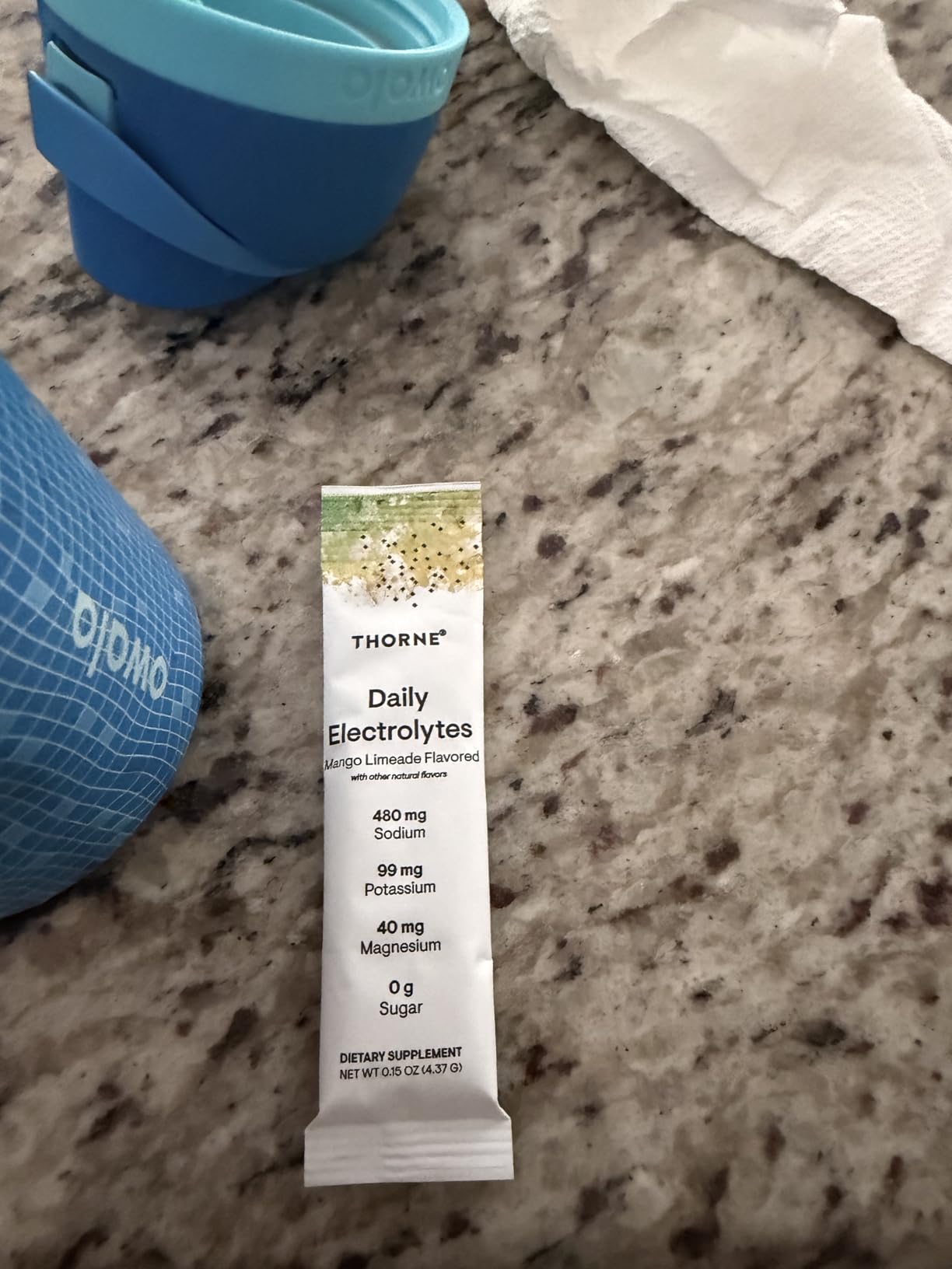 THORNE - Daily Electrolytes - Zero Sugar & Low-Calorie Electrolyte Powder Drink Mix - Flavors Derived from Natural Sources - NSF Certified for Sport - Variety - 30 Stick Packs customer photo 1