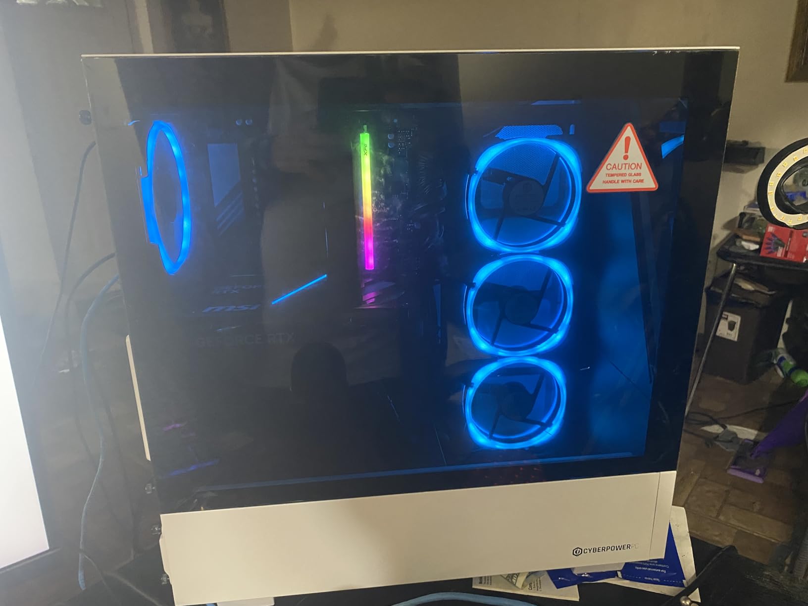 CyberPowerPC Gamer Xtreme VR Gaming PC, Intel Core i7-14700F 2.1GHz, GeForce RTX 5060 Ti 16GB, 16GB DDR5, 1TB PCIe 4.0 SSD, WiFi Ready & Windows 11 Home (GXiVR8040A17) customer photo 2