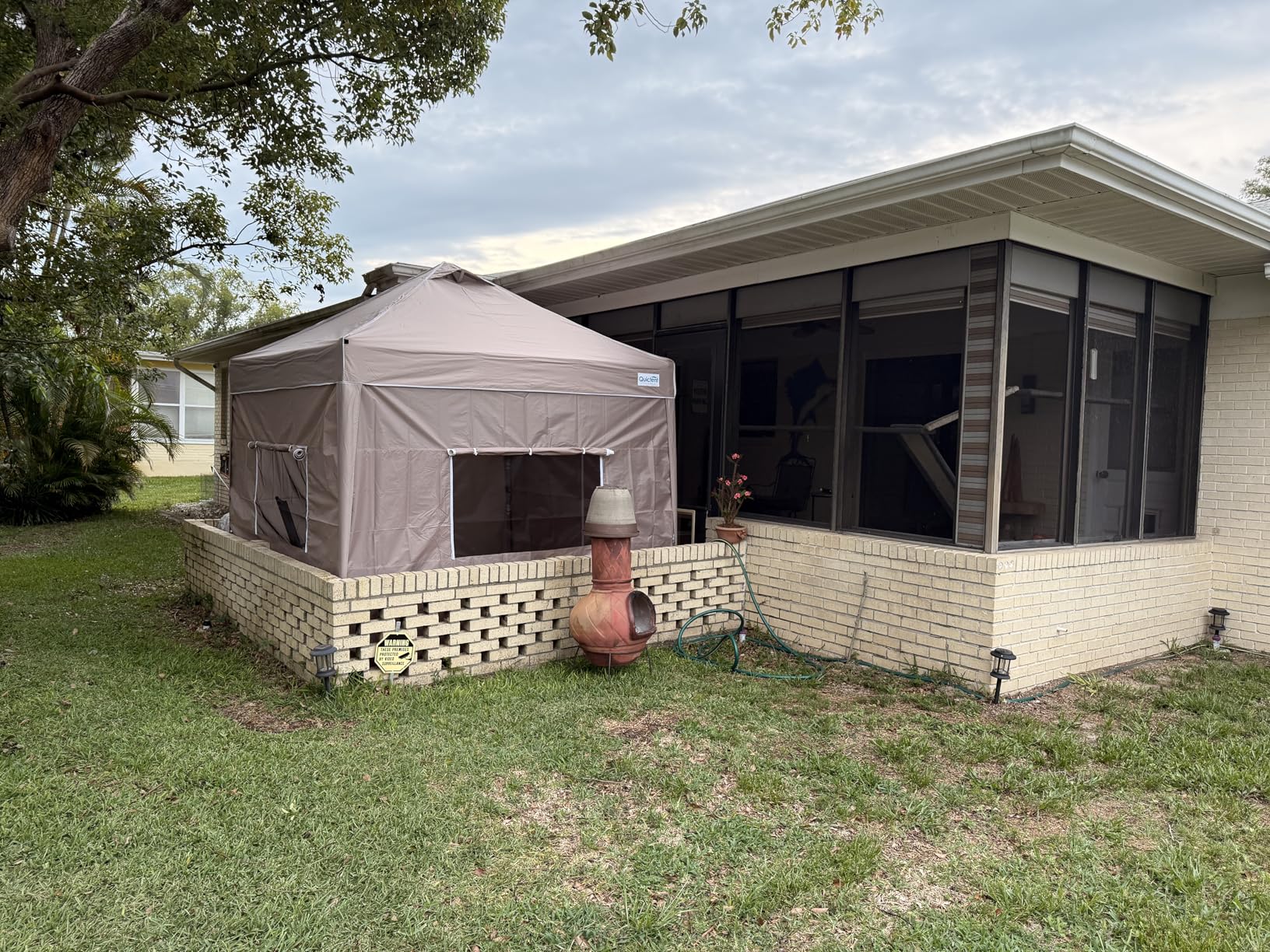 Quictent Privacy 10x10 Pop up Canopy Tent with Sidewalls and Roll-up Ventilated Windows, One Person Easy Setup, Outdoor Commercial Gazebo Shelter Enclosed Waterproof, Bonus 4 Sandbags customer photo 2