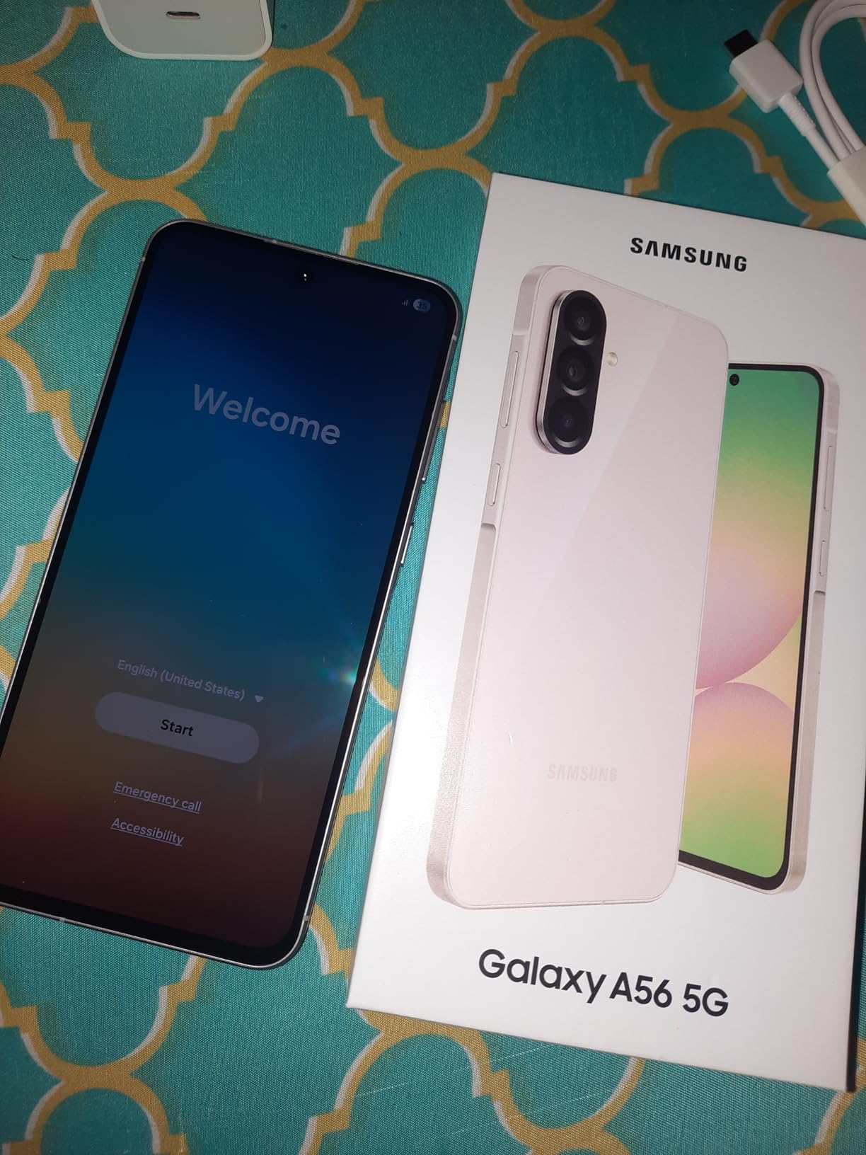 SAMSUNG Galaxy A56 5G 2025 with AI | 256GB, 8GB, Dual SIM | 6.7