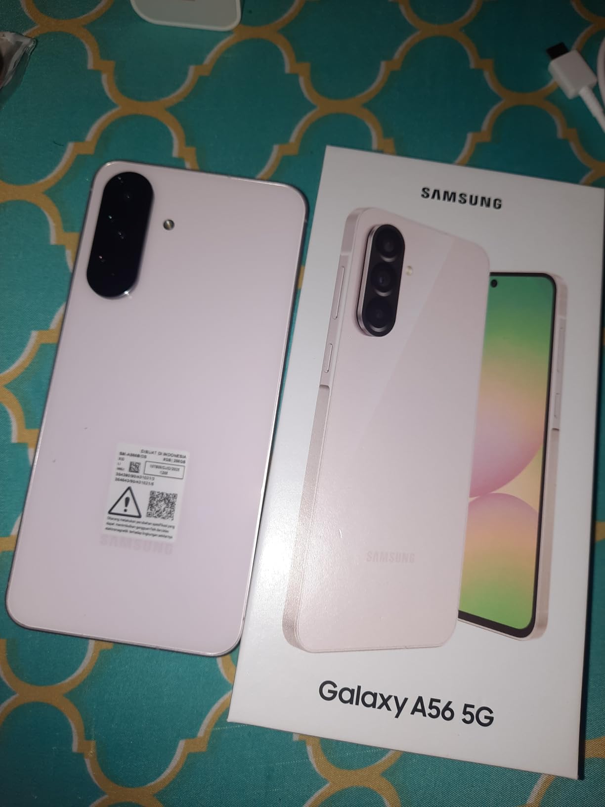 SAMSUNG Galaxy A56 5G 2025 with AI | 256GB, 8GB, Dual SIM | 6.7