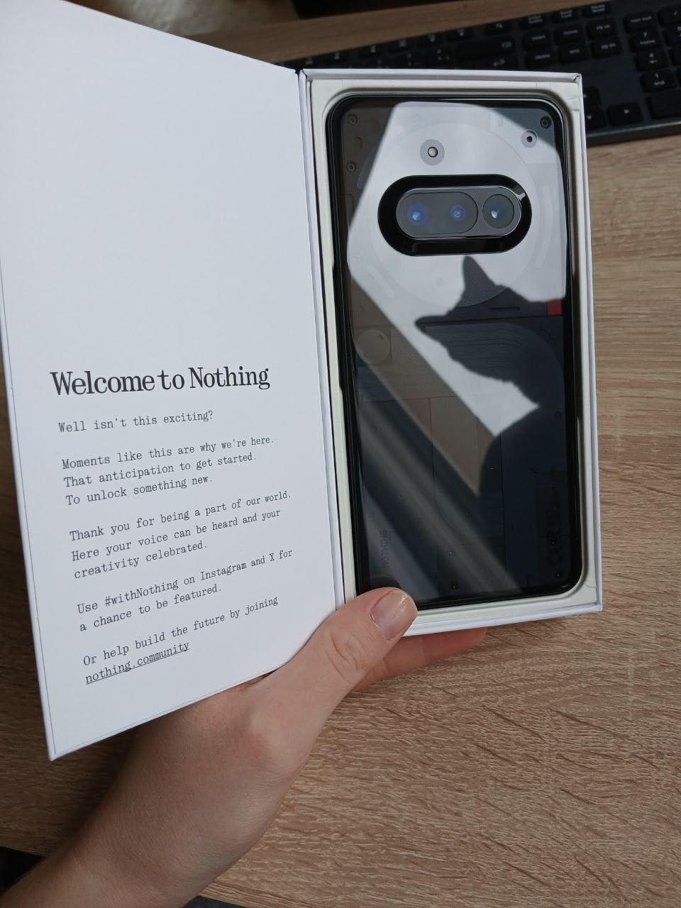 Nothing Phone (3a) Smartphone, 6.77