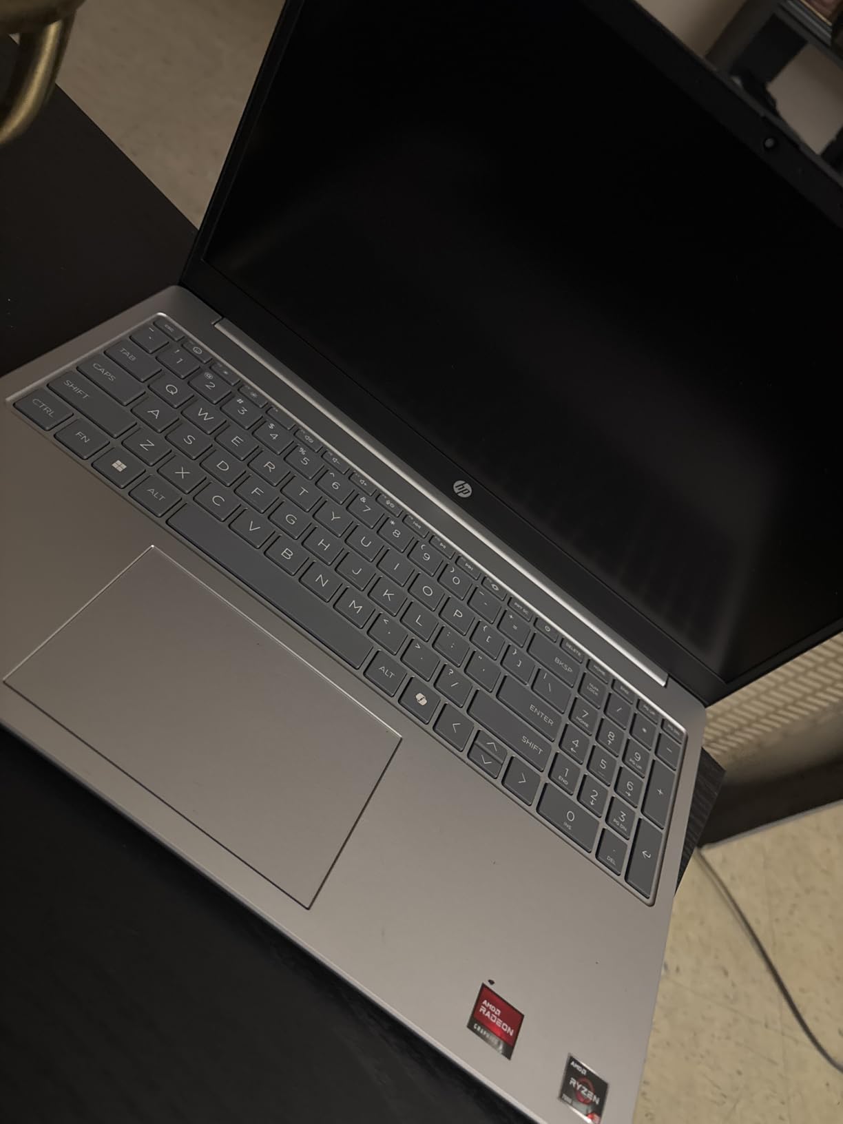 HP 15.6 inch Laptop, HD Touchscreen Display, AMD Ryzen 3 7320U, 8 GB RAM, 128 GB SSD, AMD Radeon Graphics, Windows 11 Home in S Mode, Natural Silver, 15-fc0099nr customer photo 1
