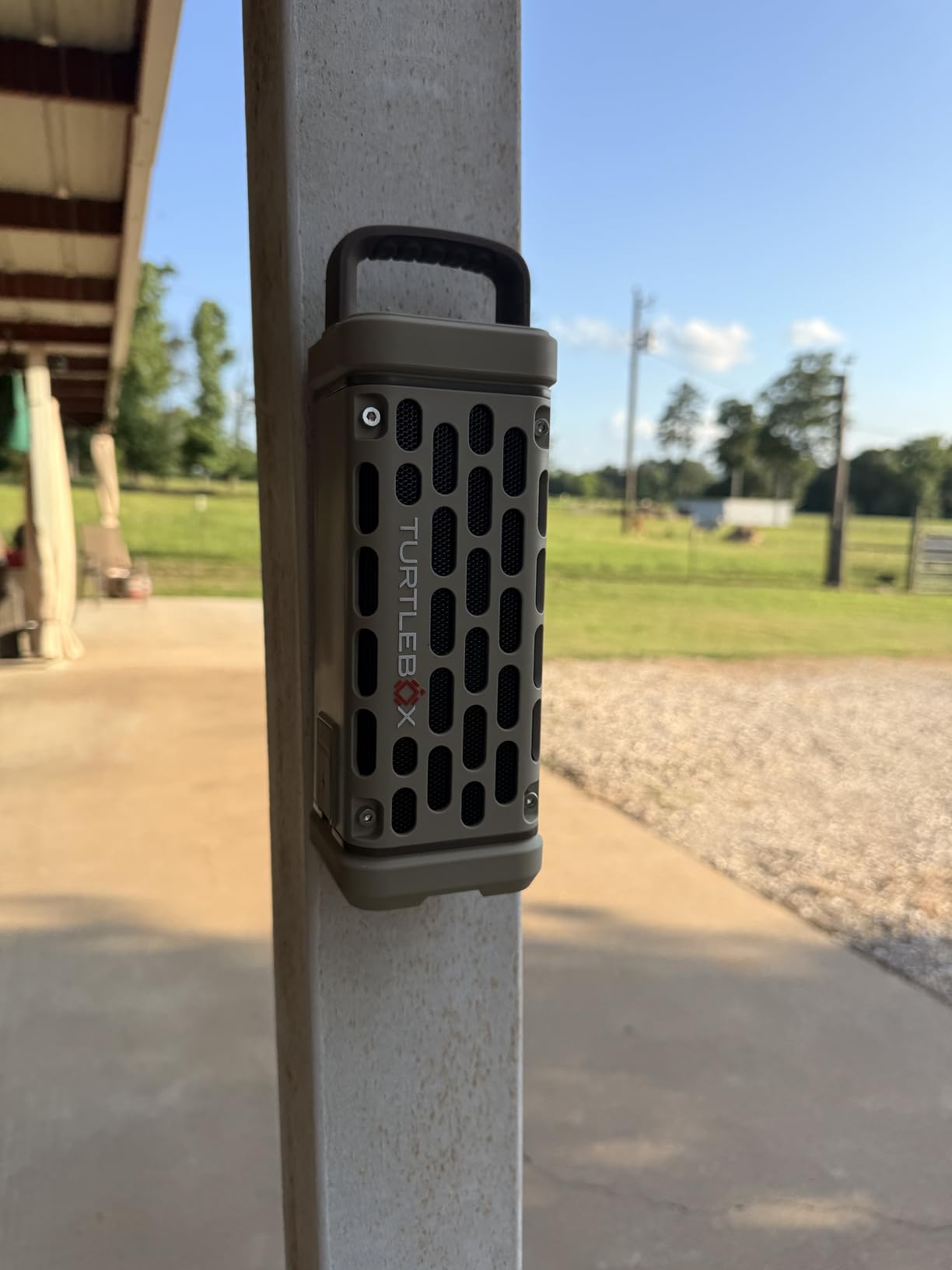 Turtlebox Ranger: Loud! Outdoor Portable Bluetooth 5.4 Speaker | Rugged, Waterproof, Ultra-Portable | Plays to 105db, Deep Bass, Shockproof, Unlimited Pairing for Full Stereo Experience, Tan customer photo 1
