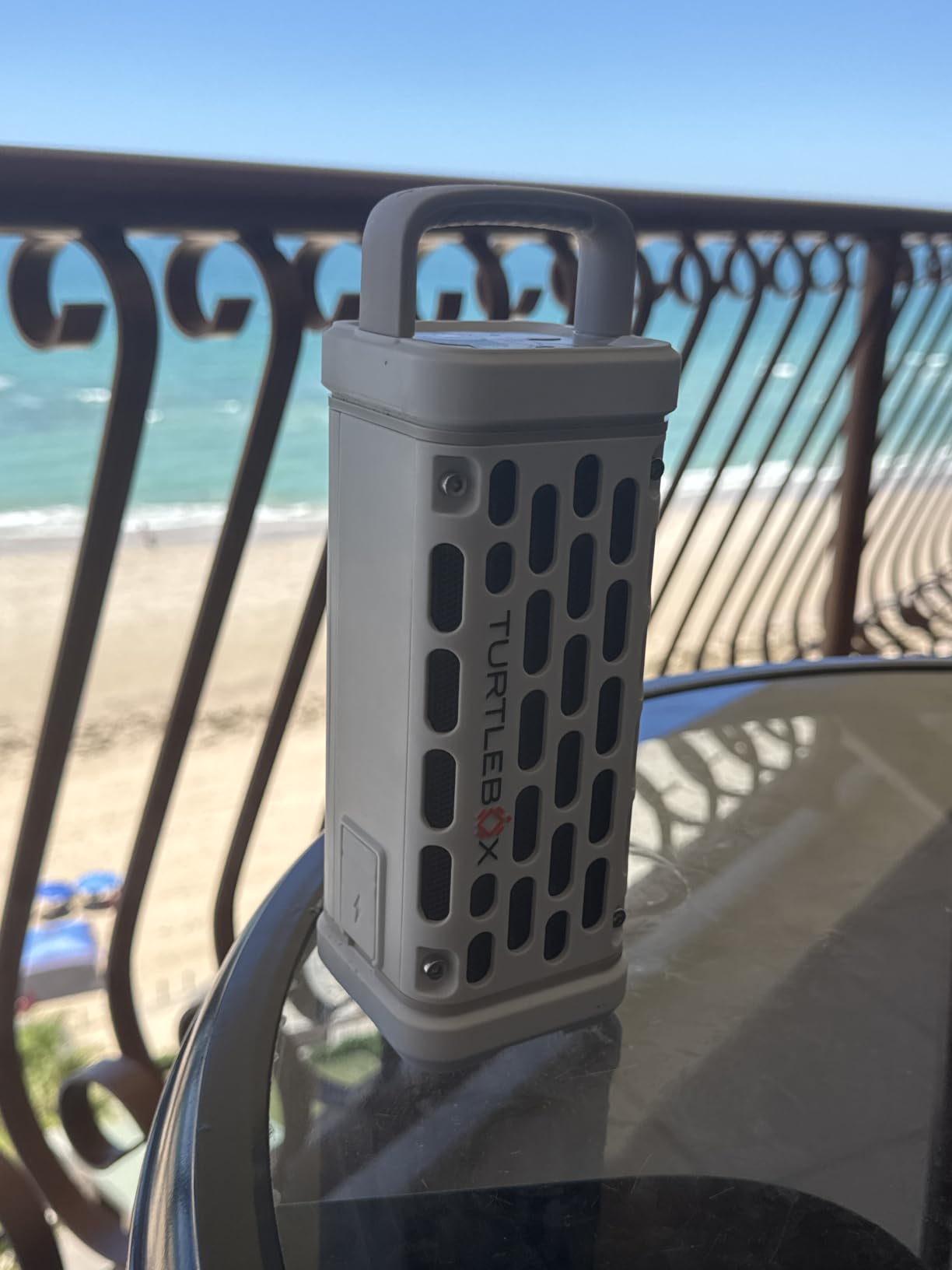 Turtlebox Ranger: Loud! Outdoor Portable Bluetooth 5.4 Speaker | Rugged, Waterproof, Ultra-Portable | Plays to 105db, Deep Bass, Shockproof, Unlimited Pairing for Full Stereo Experience, Tan customer photo 2