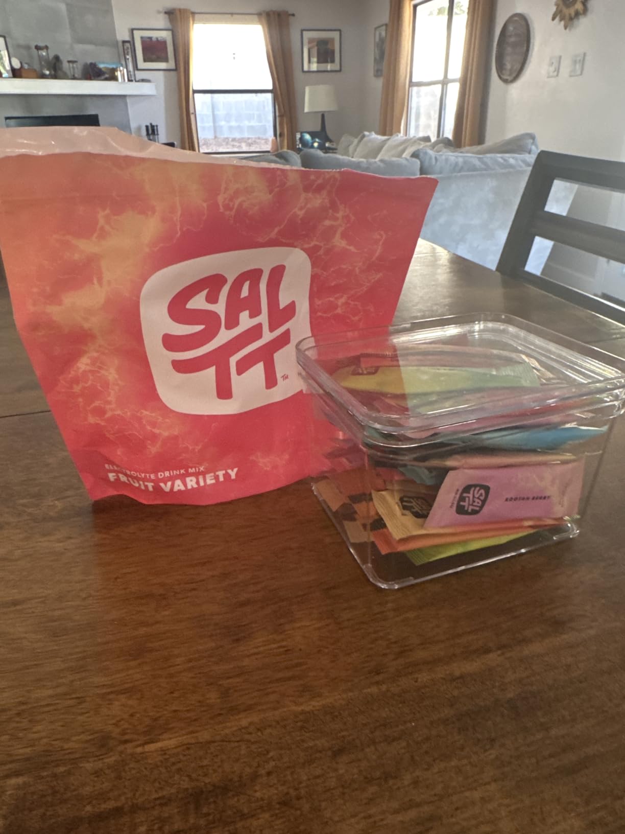 Keto Chow SALTT Electrolytes Powder Packets (Fruit Variety Pack) 30 Stick Packs - Easy Dissolve, No Clumping - Essential Minerals - Hydration Packets - Zero Sugar - Gluten Free, Vegan & Kosher customer photo 1