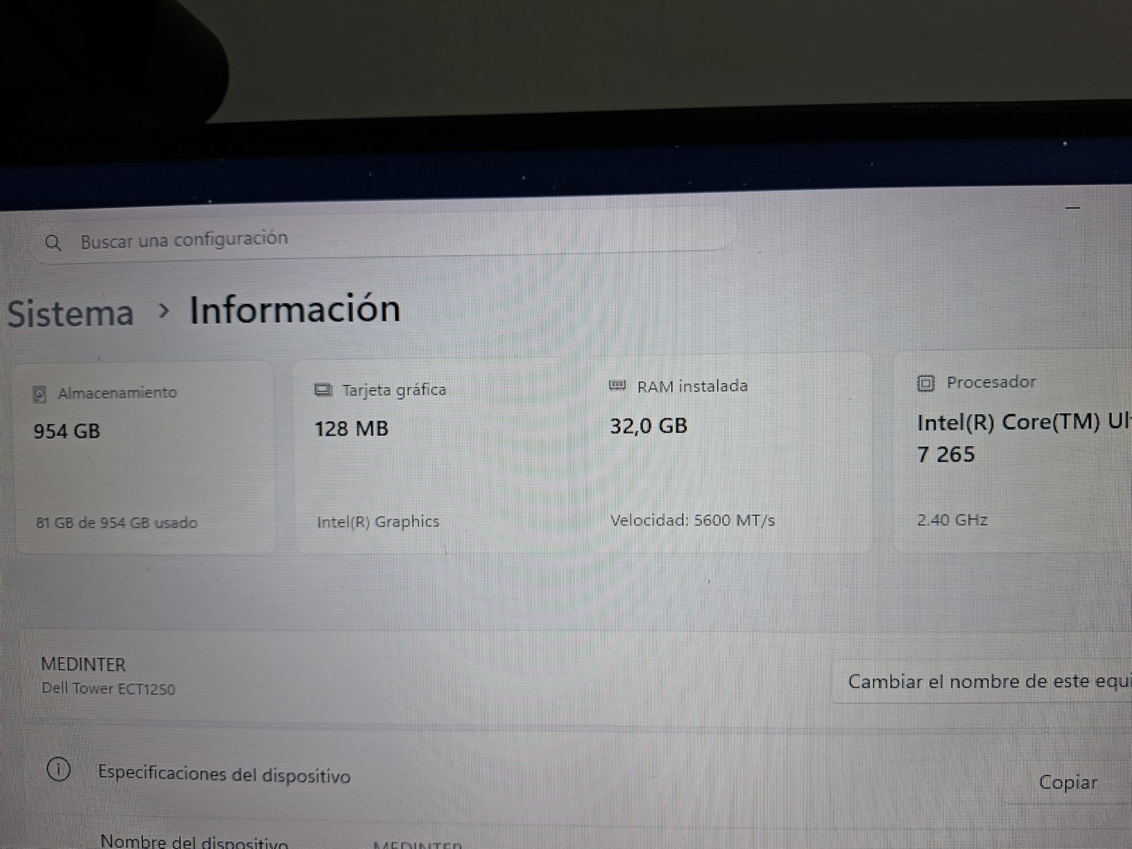 Dell Tower Desktop ECT1250 - Intel Core Ultra 7-265 Processor, UHD Graphics, 32GB Memory, 1TB M.2 SSD, 3.0 SD Card Reader, Wired Keyboard and Mouse, Windows 11 Home, Basic Onsite Service customer photo 2