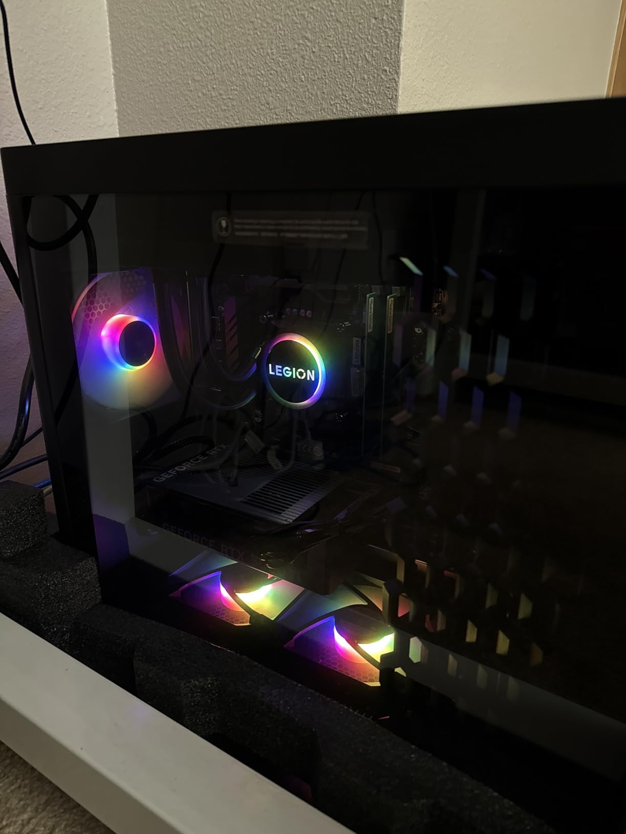 Lenovo Legion Tower 5i - AI-Powered Gaming PC - Intel Core Ultra 7 265F Processor - NVIDIA GeForce RTX 5060 Ti Graphics - 16 GB Memory - 1 TB Storage - 3 Months of PC GamePass customer photo 1