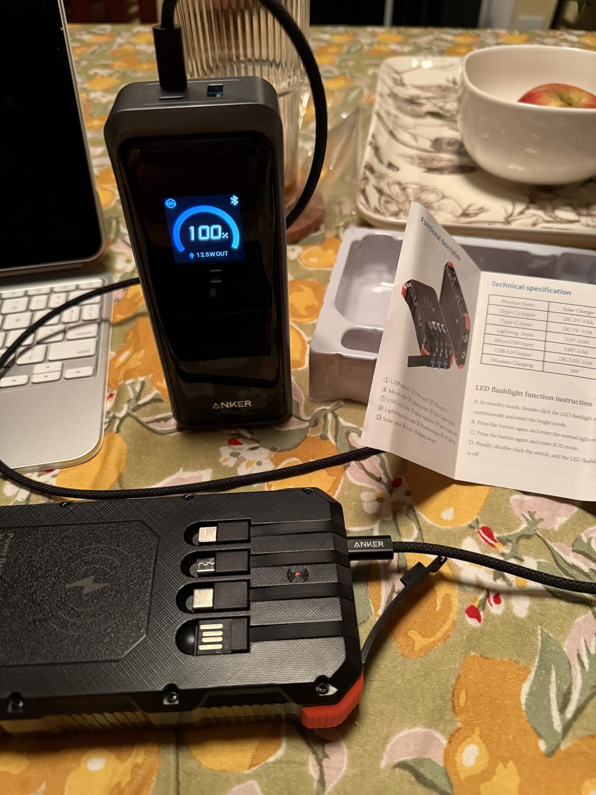 Anker Prime Power Bank, 26,250mAh 3-Port Portable Charger with 300W Max Output, Two-Way Charging, TSA-Approved, App Control, for MacBook customer photo 1