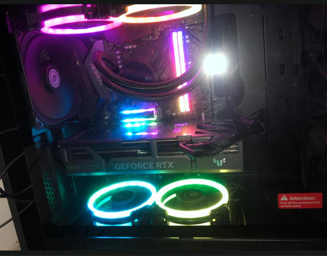 ASUS TUF Gaming NVIDIA GeForce RTX 5060 8GB GDDR7 OC Edition Graphics Card (PCIe 5.0, HDMI/DP 2.1, 3.1-Slot, Military-Grade Components, Protective PCB Coating, Axial-tech Fans), 3 Year Warranty customer photo 1