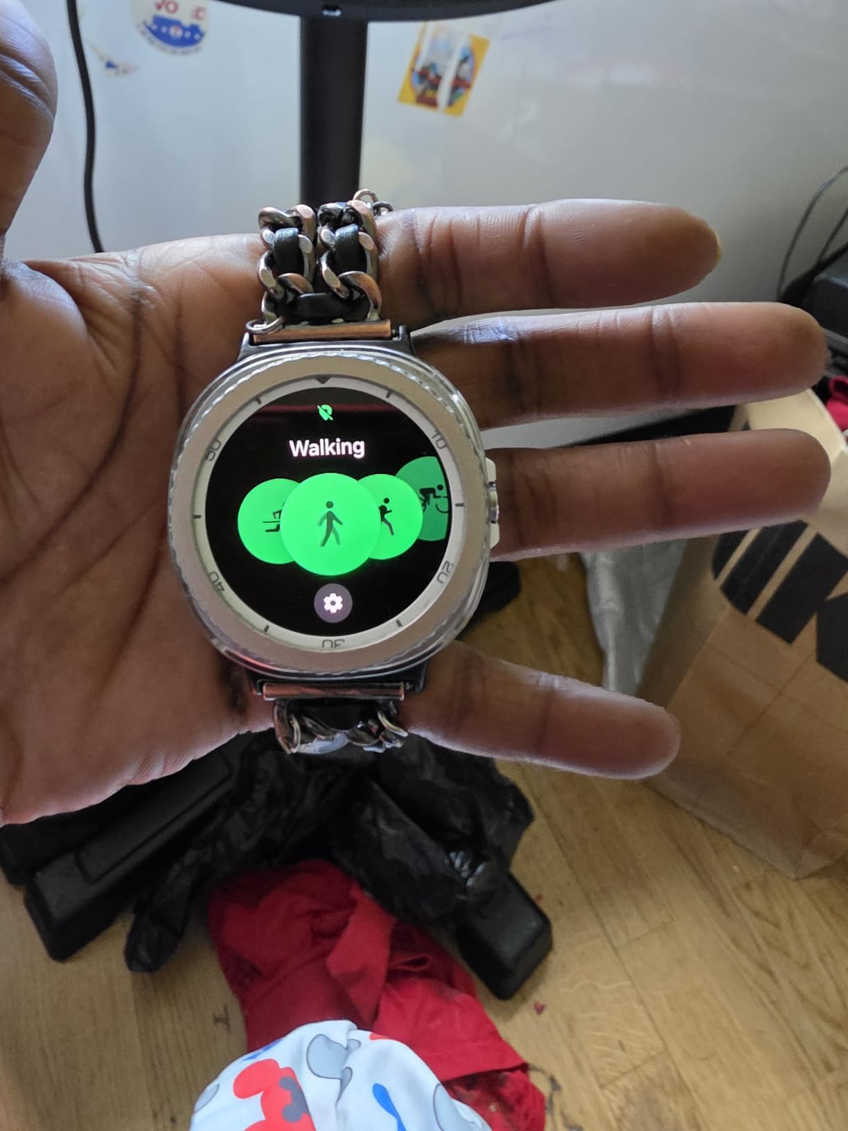 Galaxy Watch 8 Classic (2025), Black, 46mm, Bluetooth Smartwatch | Cushion Design, Rotating Bezel, Sleep and Running Coach, Energy Score [US Version, Amazon Exclusive 2Yr Warranty] customer photo 1