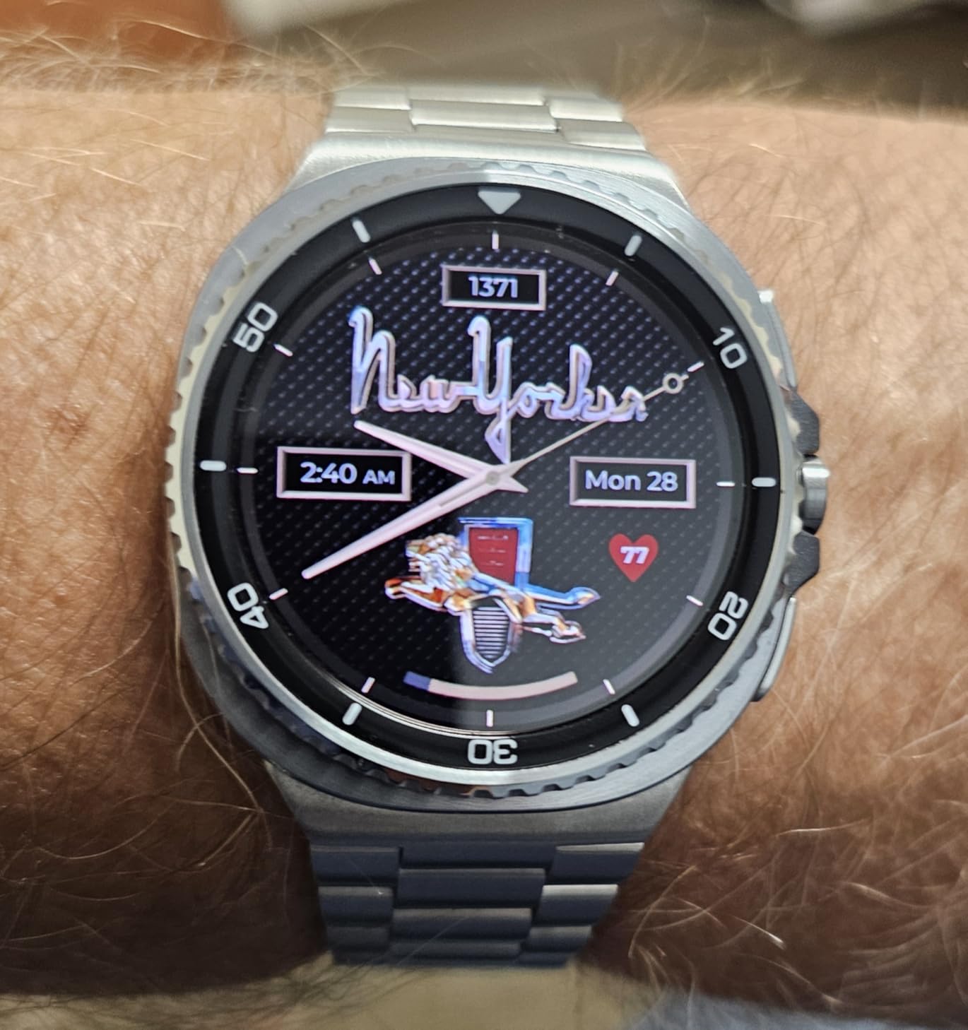 Samsung Galaxy Watch 8 Classic (2025) 46mm LTE Smartwatch, Cushion Design, Rotating Bezel, Quick Button, Sleep Coaching, Running Coach, Energy Score, White [US Version, 2 Yr Warranty] customer photo 2