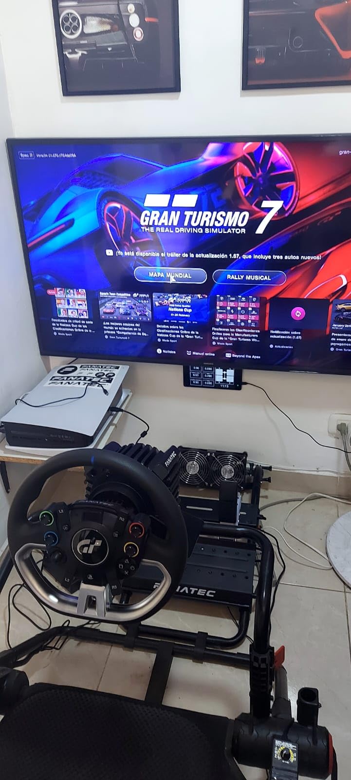 Fanatec Gran Turismo DD Pro PlayStation Sim Racing Steering Wheel, Base and Pedals customer photo 1