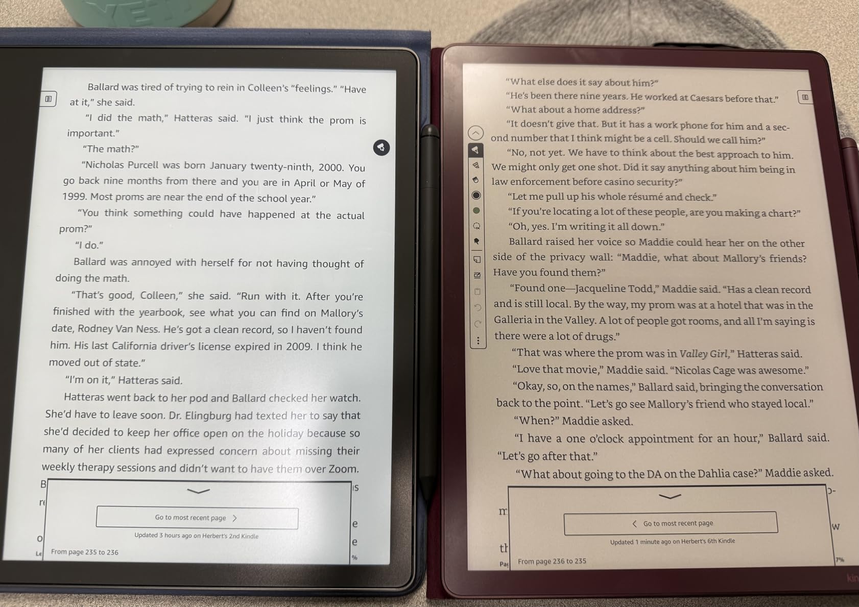 Amazon Kindle Scribe Colorsoft 64GB (newest model) — 11” paper-like color display with front light — One notebook to replace them all — Write in notebooks, docs, and books. Pen included - Graphite customer photo 1