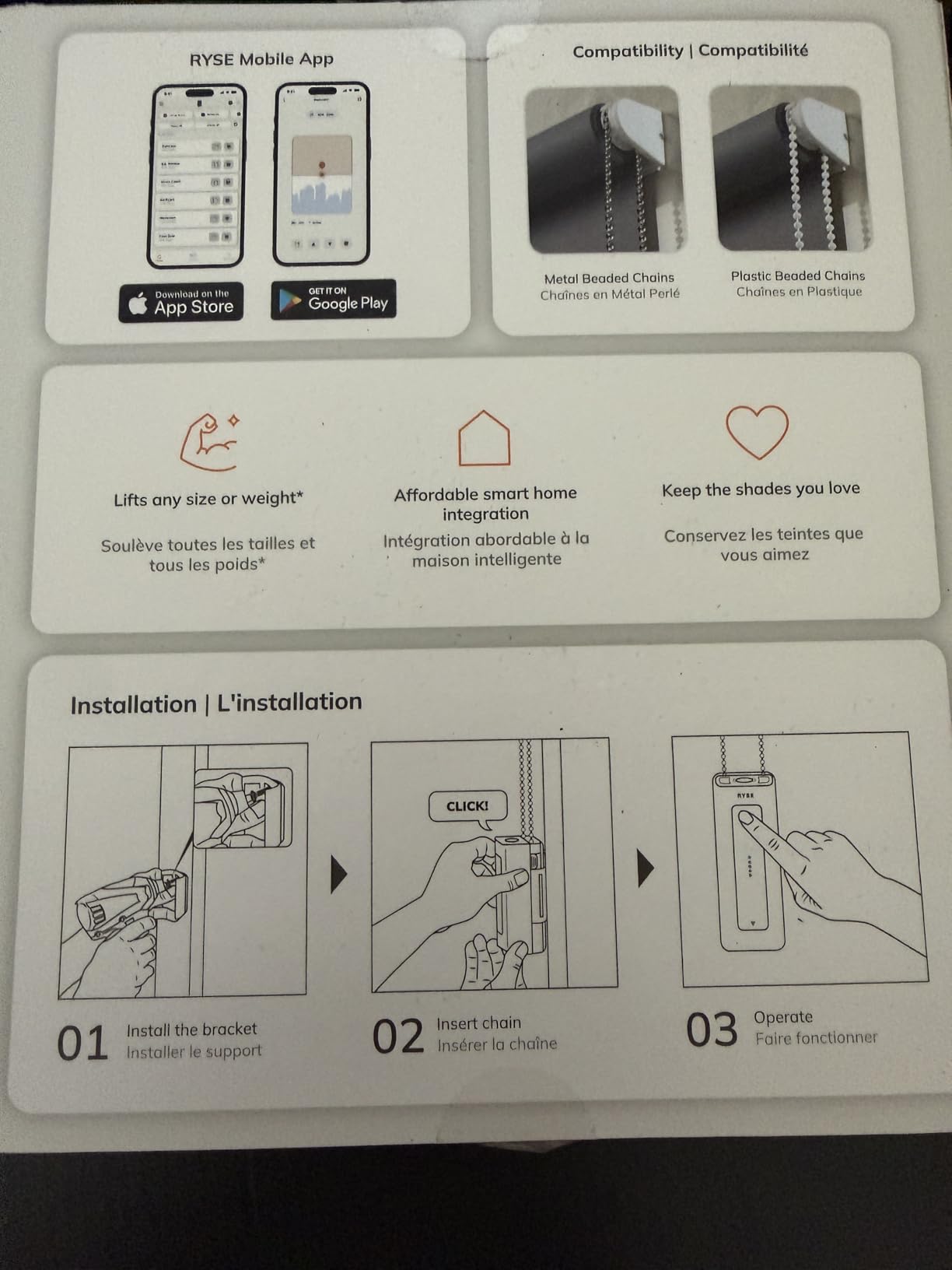 RYSE SmartShade + BatteryPack | Smart Home Smart Shades | Turn Your Current Shades into SmartShades | Smart Home Smart Blinds Motorized Window Shades (SmartShade + Wireless Battery Pack) customer photo 1