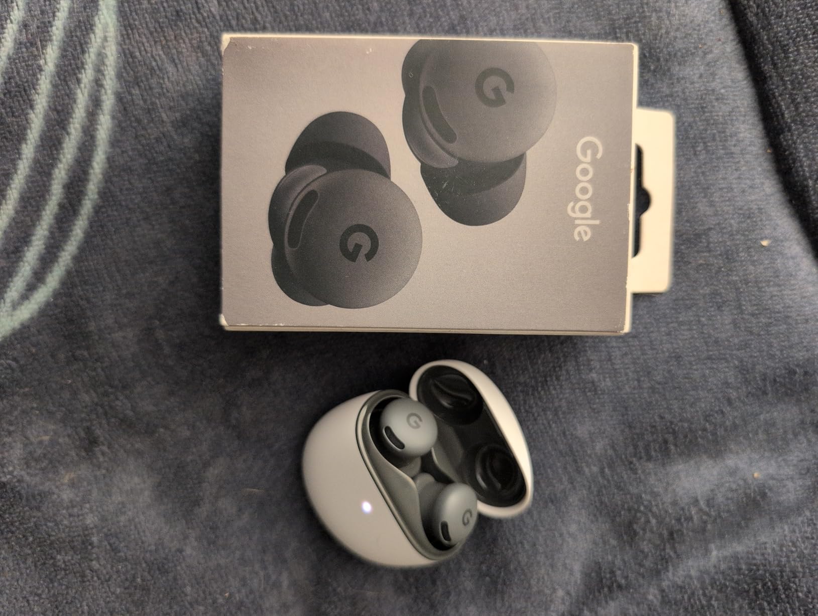 Pixel Buds 2a - Wireless Bluetooth Earbuds with Active Noise Cancellation and Transparency Mode - Lightweight, Comfortable Fit - 20-Hour Battery - Water Resistant - Built for Gemini - Hazel customer photo 1