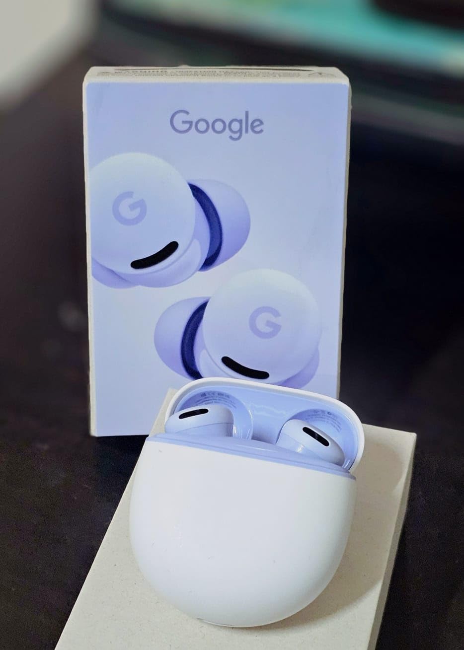Pixel Buds 2a - Wireless Bluetooth Earbuds with Active Noise Cancellation and Transparency Mode - Lightweight, Comfortable Fit - 20-Hour Battery - Water Resistant - Built for Gemini - Hazel customer photo 2