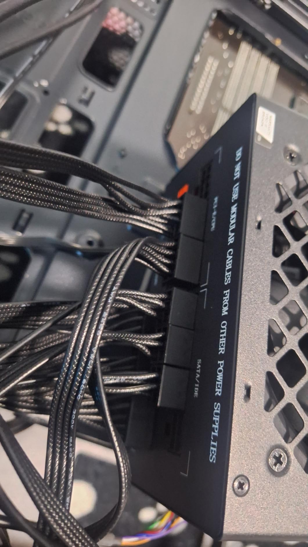 PCCOOLER PSU Fully Modular Power Supply, 750W ATX 3.1, 80 Plus Gold Certified, PCIe 5.1 12V-2x6, Japanese Capacitors, Ultra-Flexible Cables, 5-Year Warranty (KN750) customer photo 1