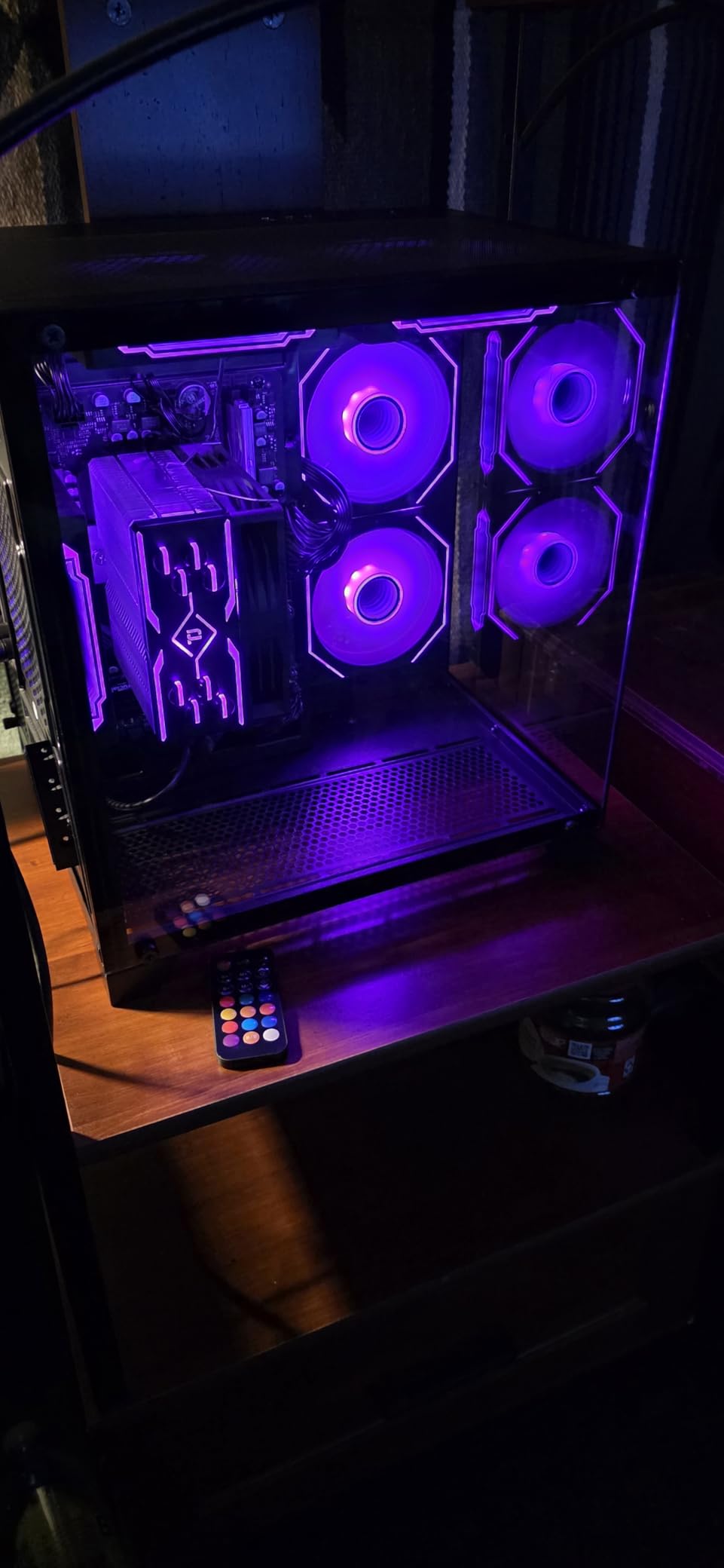 ALCPOK Gaming PC Desktop, AMD Ryzen 7 5700G 3.8GHz, 16GB DDR4 3200MHz RAM, 1TB NVMe SSD, 550W Bronze Power Supply, ARGB Fans, Tower Computer for Office, Photo Editing customer photo 1