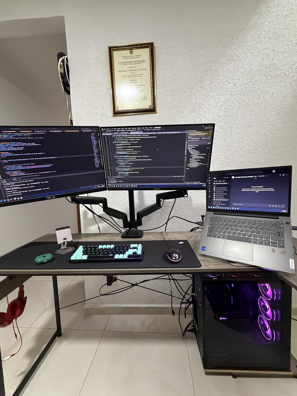 ASUS TUF Gaming Series 5 23.8 1080P Monitor (VG249QML5A) - Fast-IPS, 240Hz, 0.3ms, G-SYNC Compatible, FreeSync Premium, 99% sRGB, Height Adjustable, DisplayWidget, Gaming AI, 3 yr Warranty customer photo 1