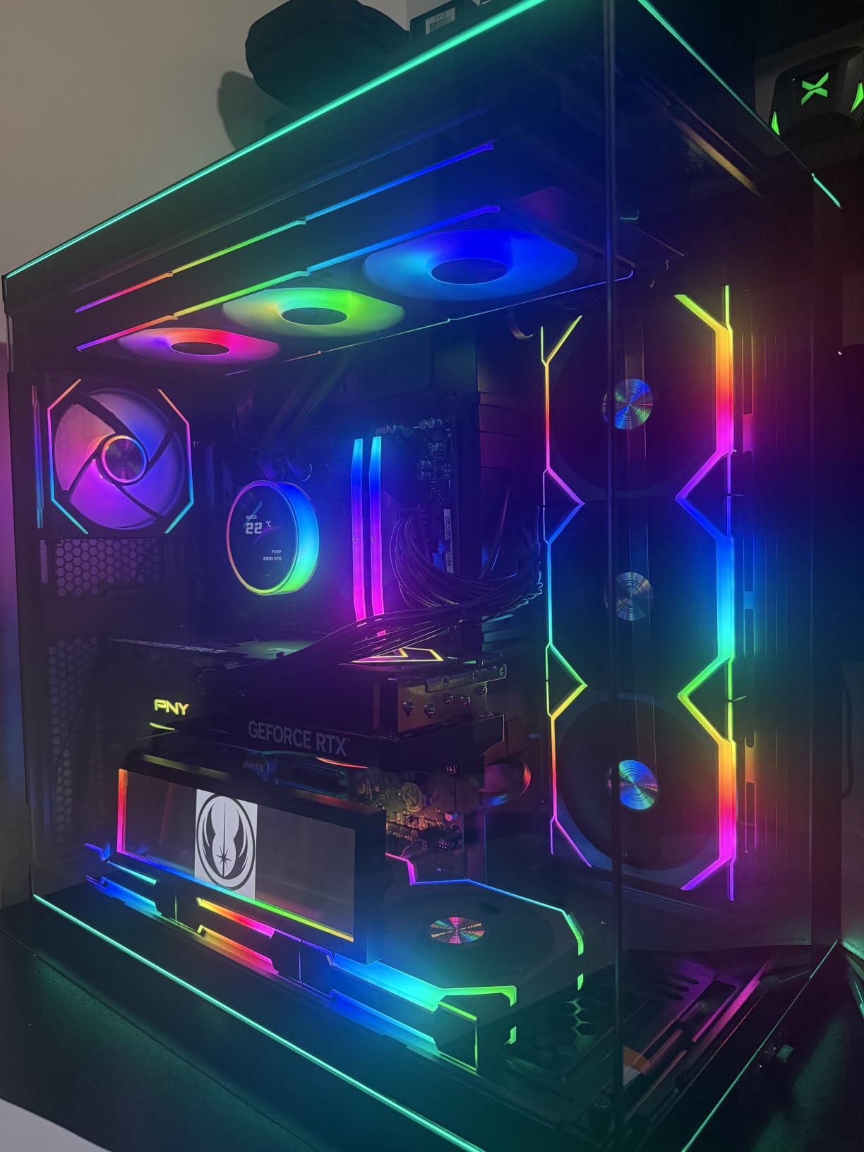 Lian Li Hydroshift II-S LCD 360TL ARGB Liquid CPU Cooler - 360mm AIO - 3.4