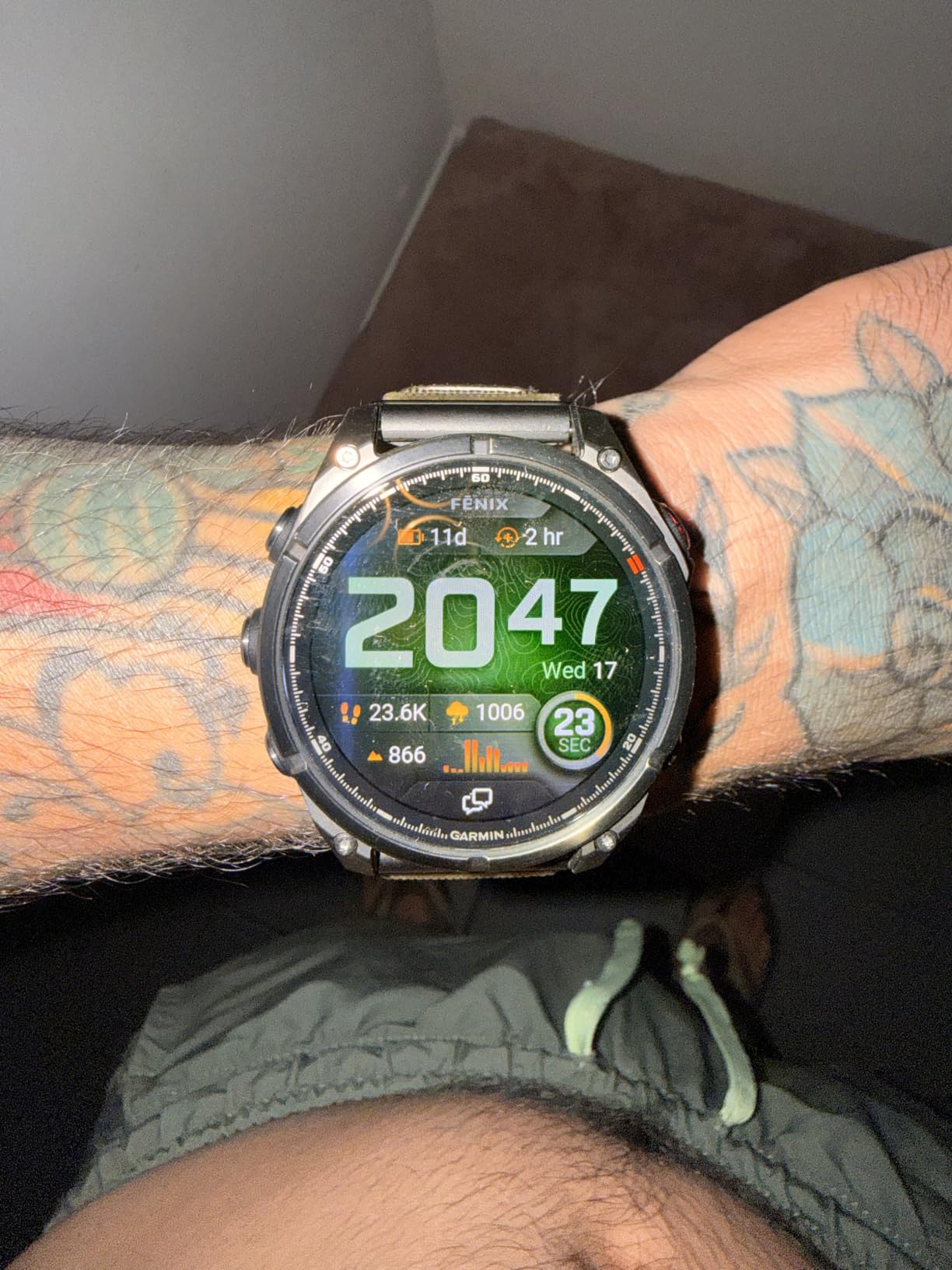 Garmin fēnix 8 Pro, 47mm, AMOLED Display, Premium Connected Multisport GPS Smartwatch, inReach Technology, Sapphire, Titanium with Graphite/Black Silicone Band customer photo 1