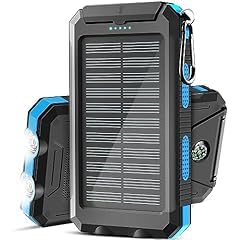 Solar Charger, 38800mAh Solar Power Bank, Waterproof External Backup Battery Power Pack with USB C Input/Output/LED Flashlights Compatible with iPhone, Samsung, iPad, Suitable for Outdoor, Camping customer photo 1
