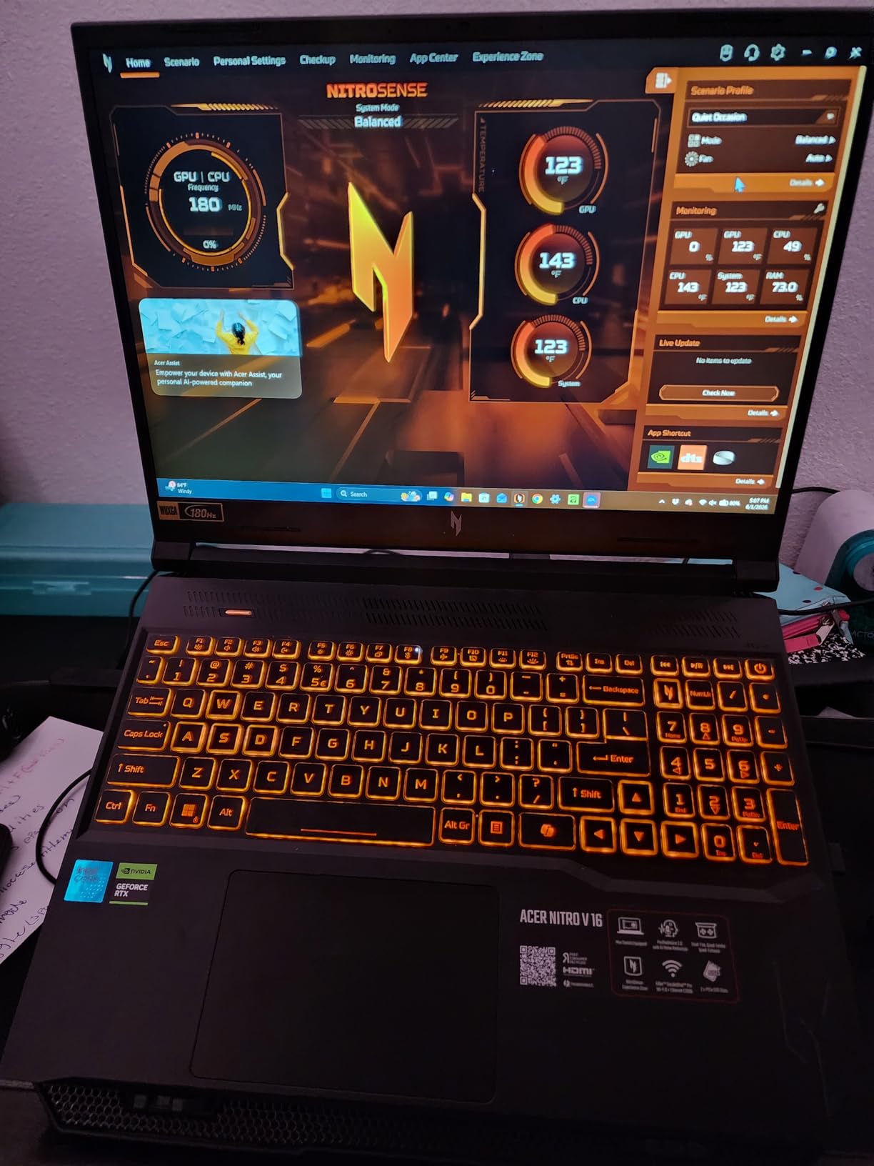 Acer Nitro V Gaming Laptop | Intel Core 7 Processor 240H | NVIDIA GeForce RTX 5060 Laptop GPU | 16