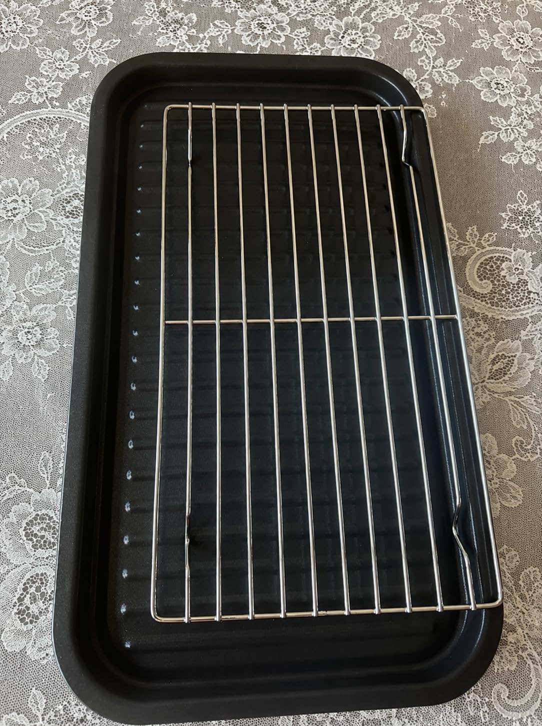 Electric Indoor Grill 1700W - YOHAWJAN 2 in 1 Smokeless Indoor Grill Pan for Kitchen with Grilling Net & Non-Stick Removable Griddle Plate, Temperature Control Korean BBQ Grill with 3 Cheese Pan customer photo 1