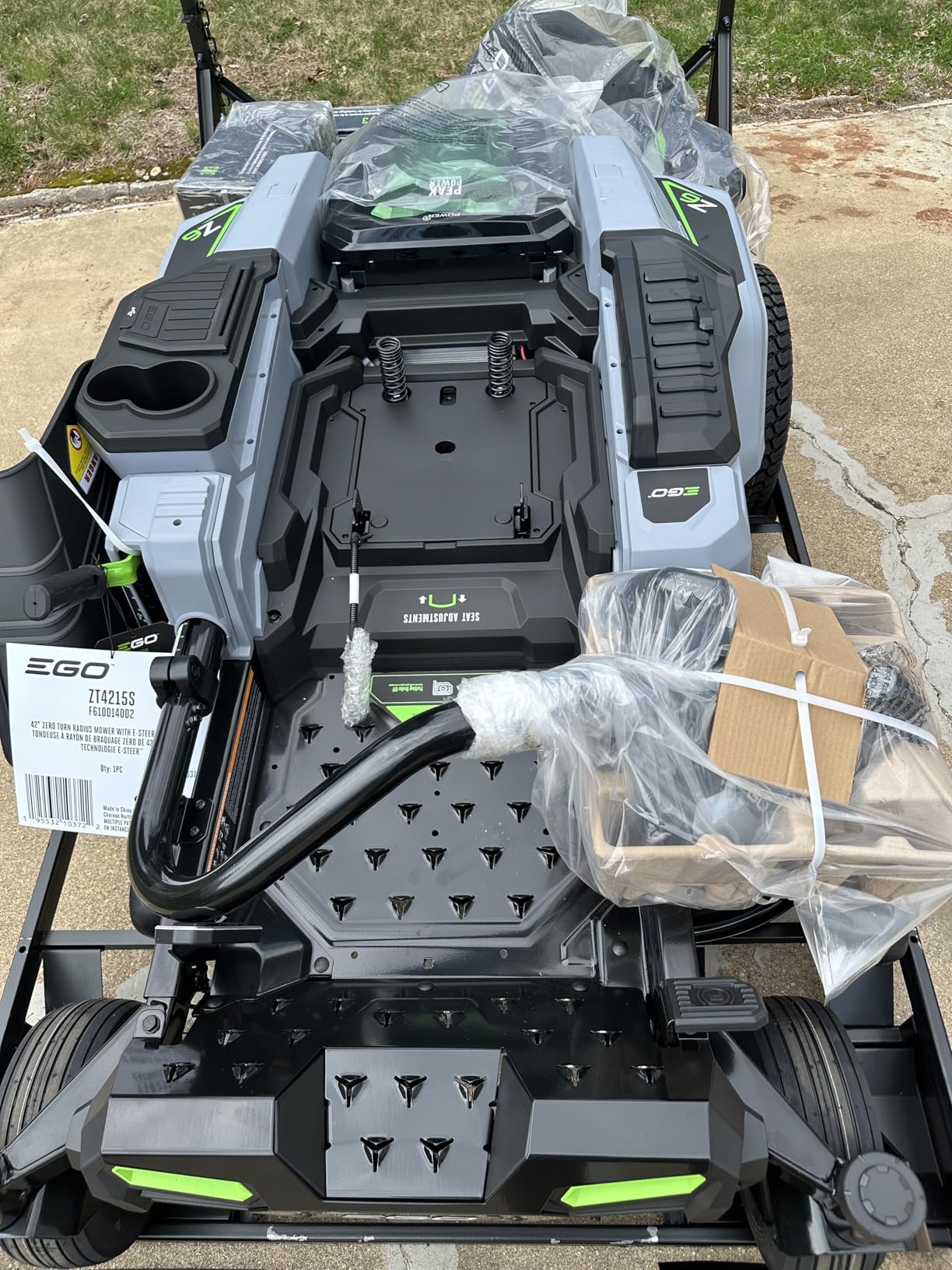EGO POWER+ Z6 Zero Turn Riding Lawn Mower, 42