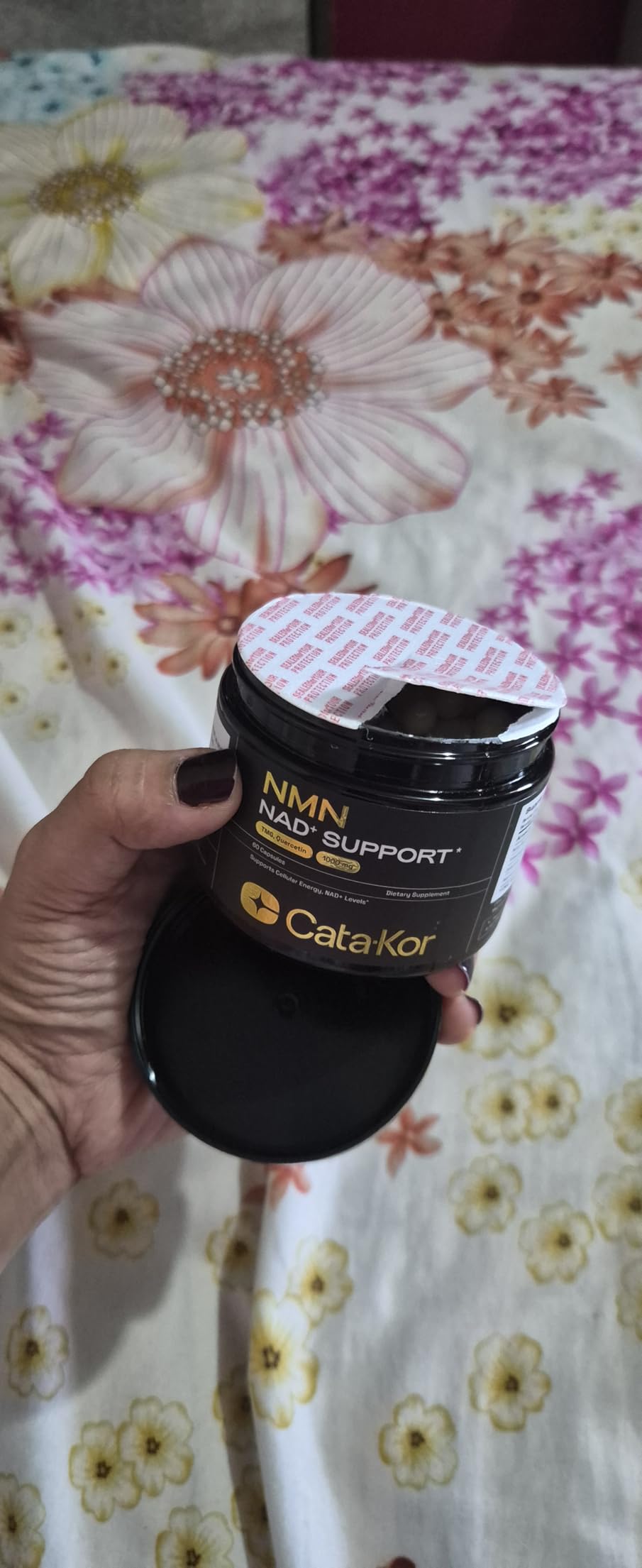 Cata-Kor NMN Supplement - 4-in-1 NAD Supplement with Quercetin | TMG | Resveratrol - NMNH Alternative - Supports Cellular Energy & NAD+ Level - 60 Capsules - Third-Party Tested (1 Pack) customer photo 2