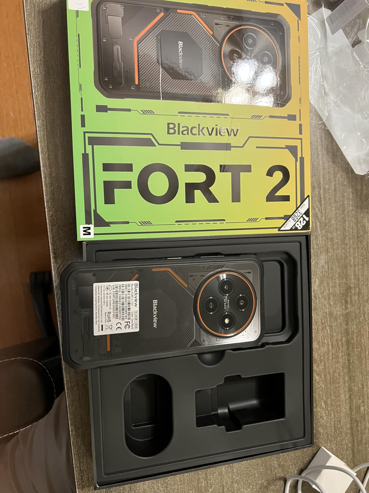 Blackview Fort 2 Rugged Phone Android 16, 10.7mm Ultra-Thin Rugged Smartphone Unlocked, 24GB + 128GB/2TB 6.56