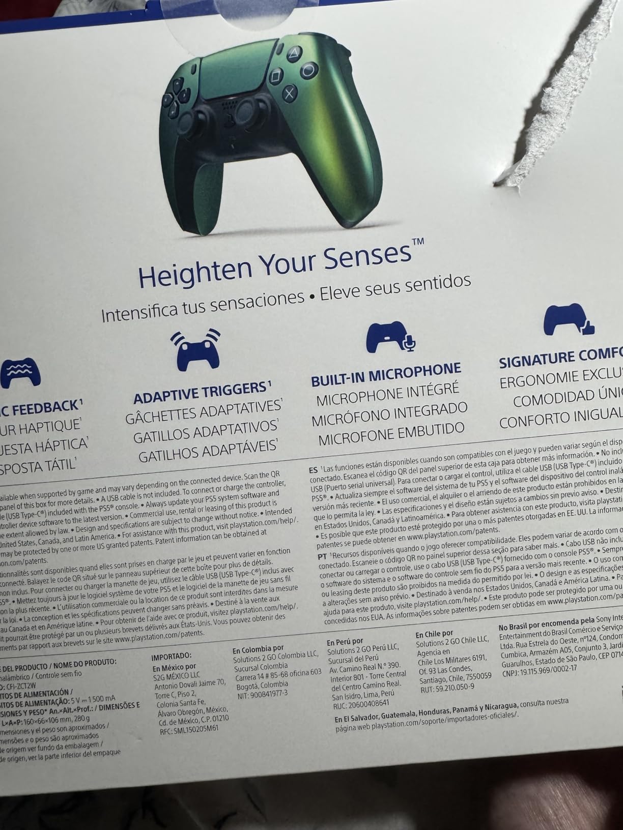 PlayStation DualSense™ Wireless Controller – Midnight Black - For PS5, PC, MAC & Mobile customer photo 1