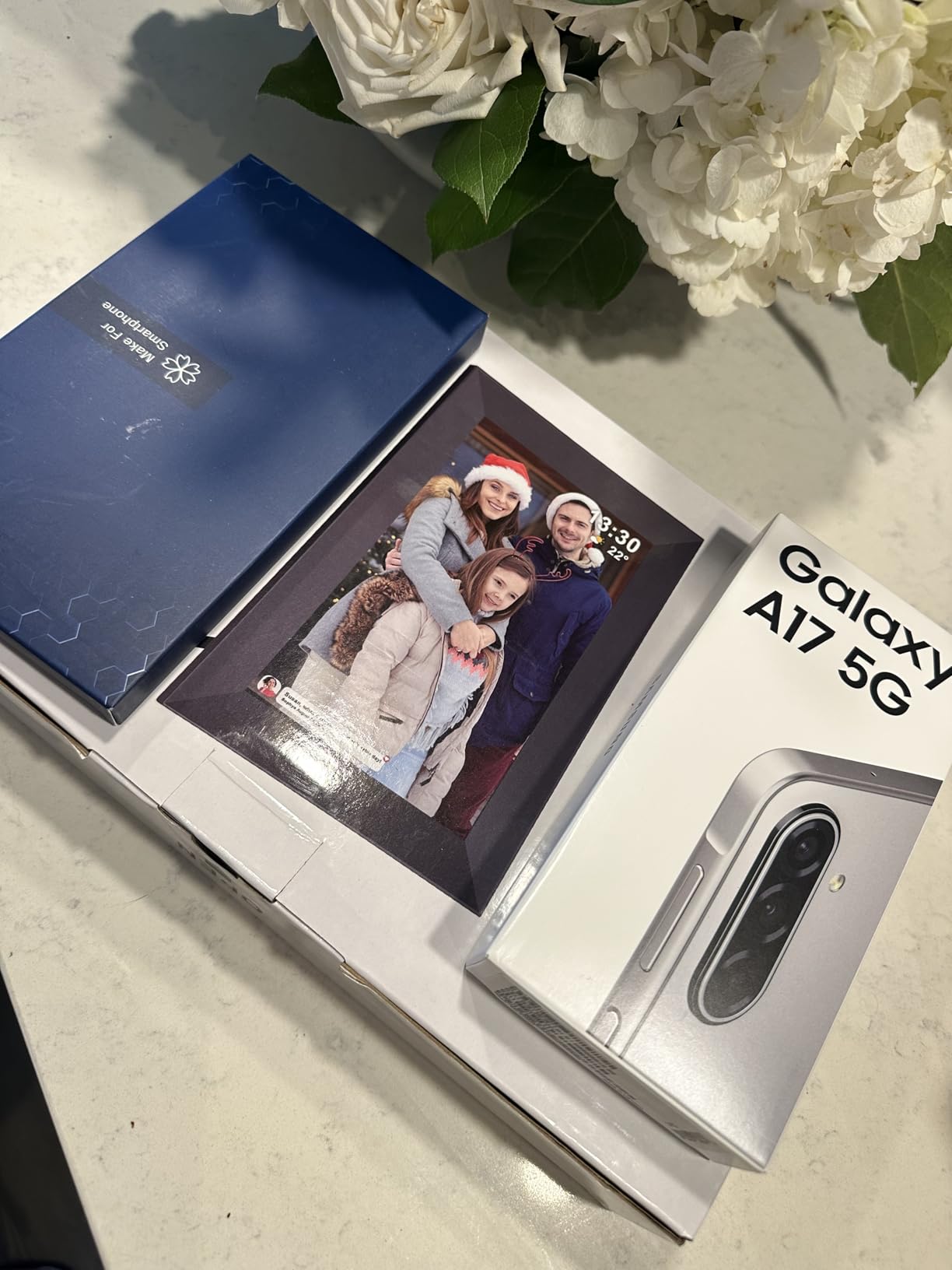 Samsung Galaxy A17 5G Smart Phone, 128GB, Large AMOLED, High-Res Camera, Durable Design, Super Fast Charging, Expandable Storage, Circle to Search, 2025, US 1 Yr Manufacturer Warranty, Gray customer photo 1