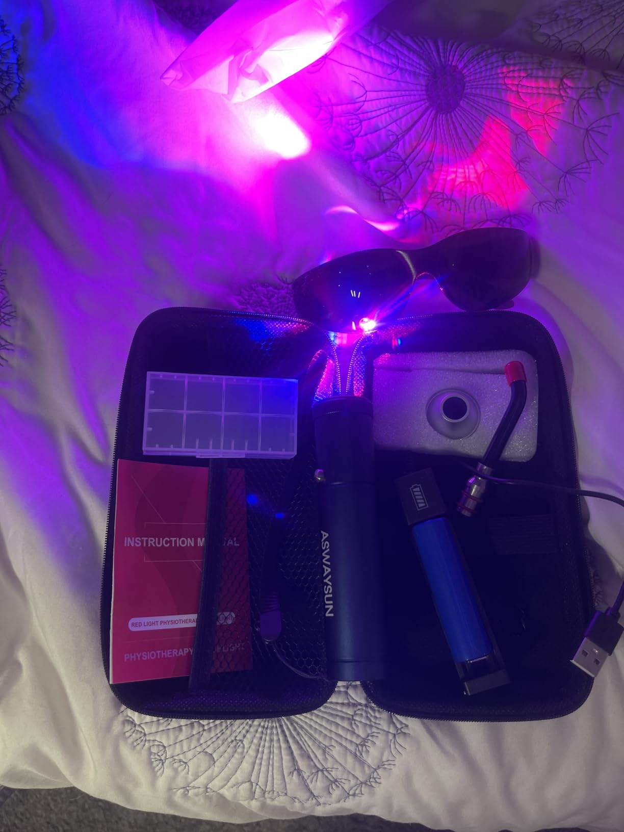 Infrared Red Light Therapy Device for Joints & Muscles Pain Relief, 460:630:660:850:900nm Cold Sore Canker Fever Treat, Portable Near Infrared Wand for Face & Body Mouth Nose Effective 2 in 1 Modes customer photo 1