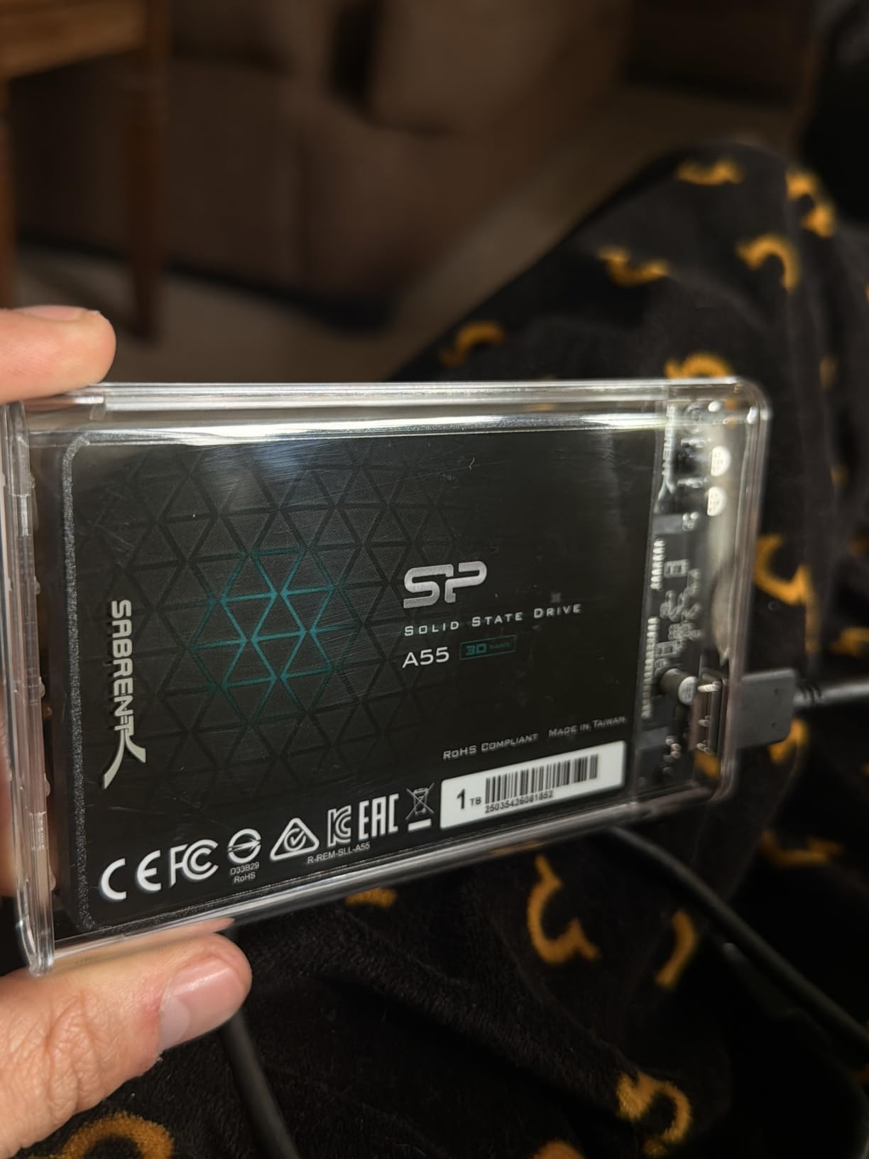 Silicon Power 1TB SSD 3D NAND A55 SLC Cache Performance Boost SATA III 2.5