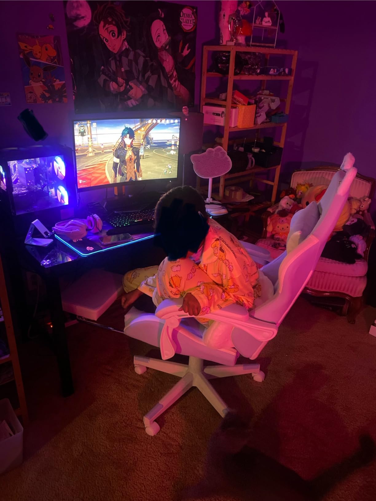 Gaming PC, Intel Core i5-3470 3.2GHz, Radeon RX 560 4GB, 16GB DDR3 RAM, 512GB NVMe SSD, RGB Fan, Prebuilt Desktop Tower for Streaming & Daily Use customer photo 2