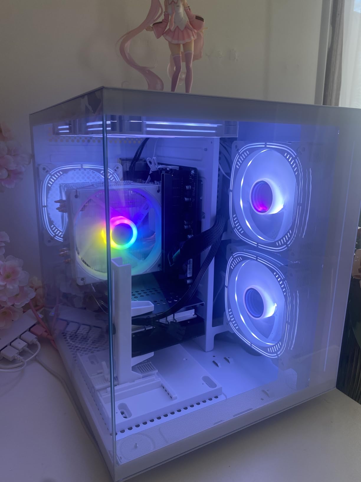 suevery Prebuilt Gaming PC Desktop, Ryzen 5 6-Core 3.6GHz Up to 4.1GHz | 16GB DDR4 RAM | 512G SSD | RX 560 4G Graphics Card | Wi-Fi 6, Gamer Computer Tower for Home Office, Black customer photo 2