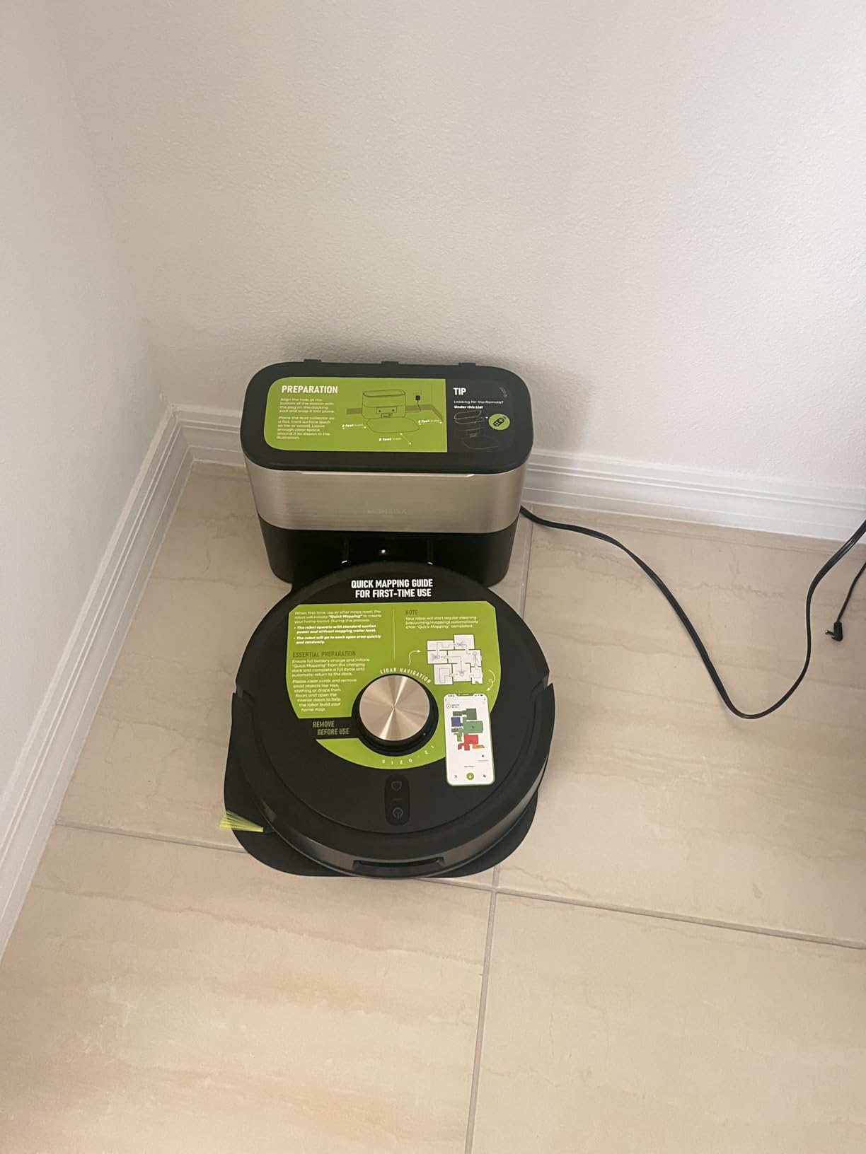 MONSGA Robot Vacuum and Mop Combo, 90 Days Self-Emptying with 8000Pa Suction, LiDAR Smart Mapping, Dual Anti-Tangle for Pet Hair, Carpet and Hard Floor customer photo 2