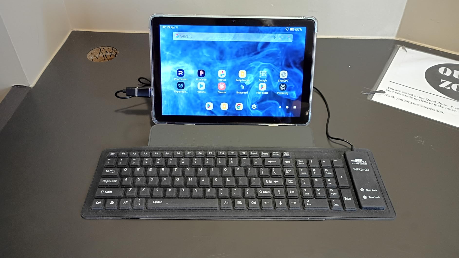 SVITOO Android Tablet 10 Inch, Android 16, 20GB RAM 32GB Storage 1TB Expandable, 8MP+2MP Dual Cameras, 6000mAh, Dual Speakers, WiFi 6 - Gray customer photo 2