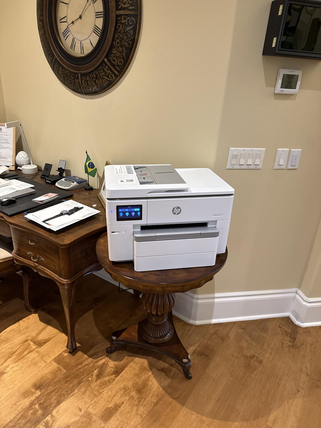 HP OfficeJet Pro 9730 Wide-Format Wireless All-in-One Color Inkjet Printer, Print, Scan, Copy, Fax, up to 11x17 ADF, Duplex Print/scan, Best-for-Office, AI-Capable customer photo 1