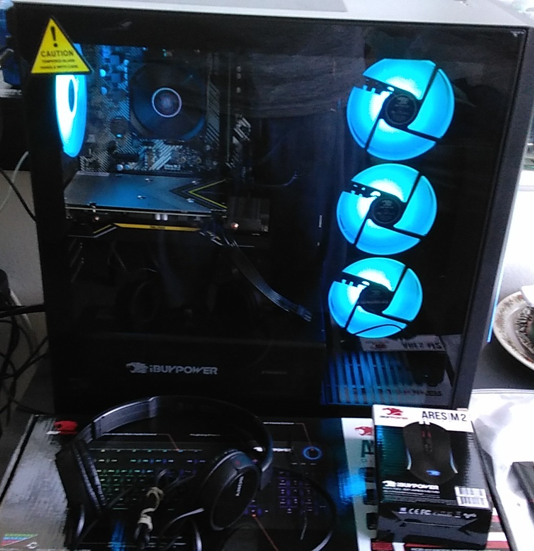 iBUYPOWER Element Gaming PC Desktop Computer AMD Ryzen 9 7900X CPU, NVIDIA GeForce RTX 5070 12GB GPU, 32GB DDR5 RGB 5200MHz RAM, 1TB NVMe SSD, Windows 11 Home, Gamer Keyboard and Mouse - EWA9N5702 customer photo 1