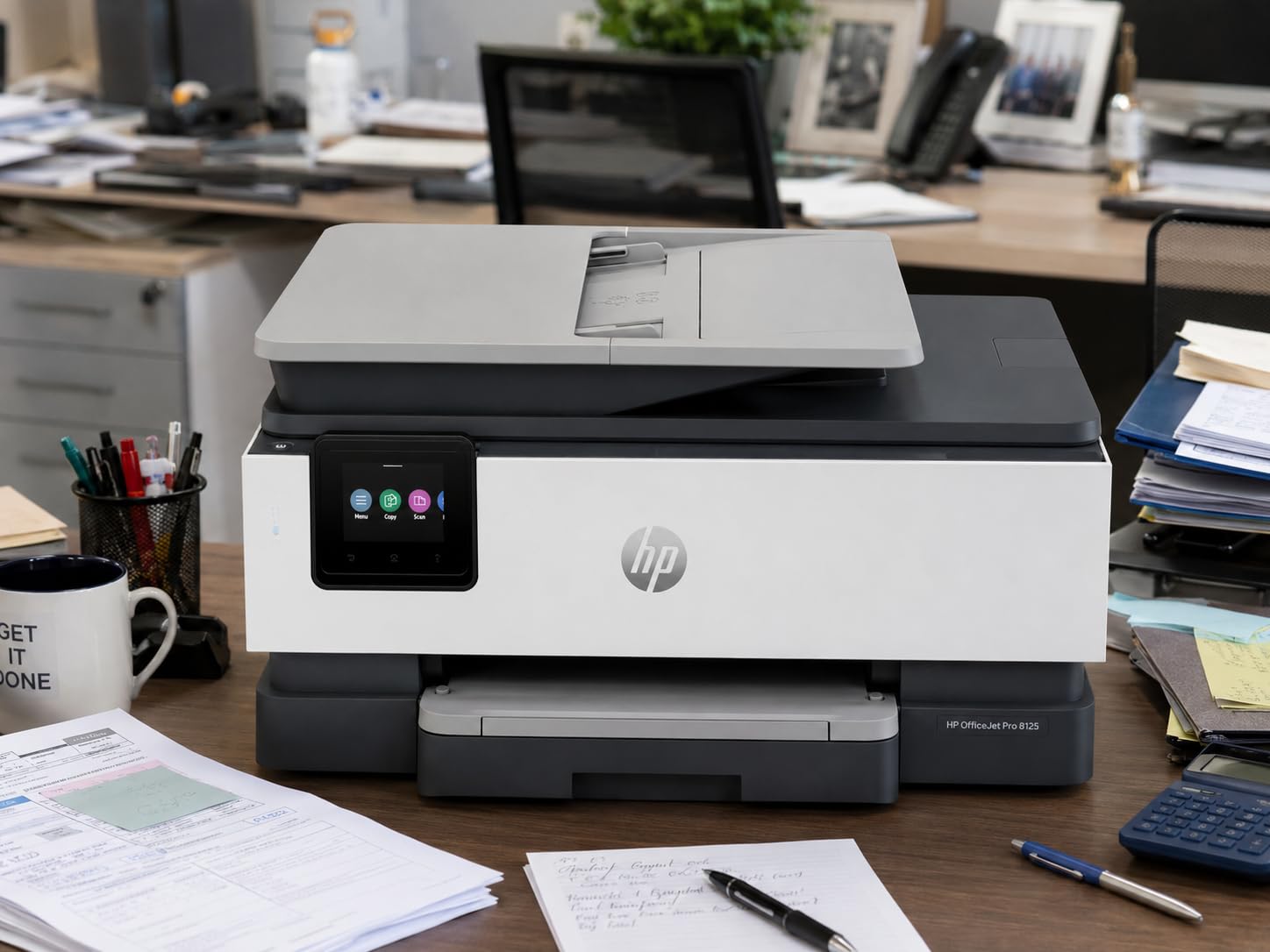 HP OfficeJet Pro 8125 Wireless All-in-One Color Inkjet Printer, Print, Scan, Copy, ADF, Duplex Printing Best-for-Home Office, 3 Month Trial of Instant Ink Included, AI-Capable (C2VJ4A) customer photo 1