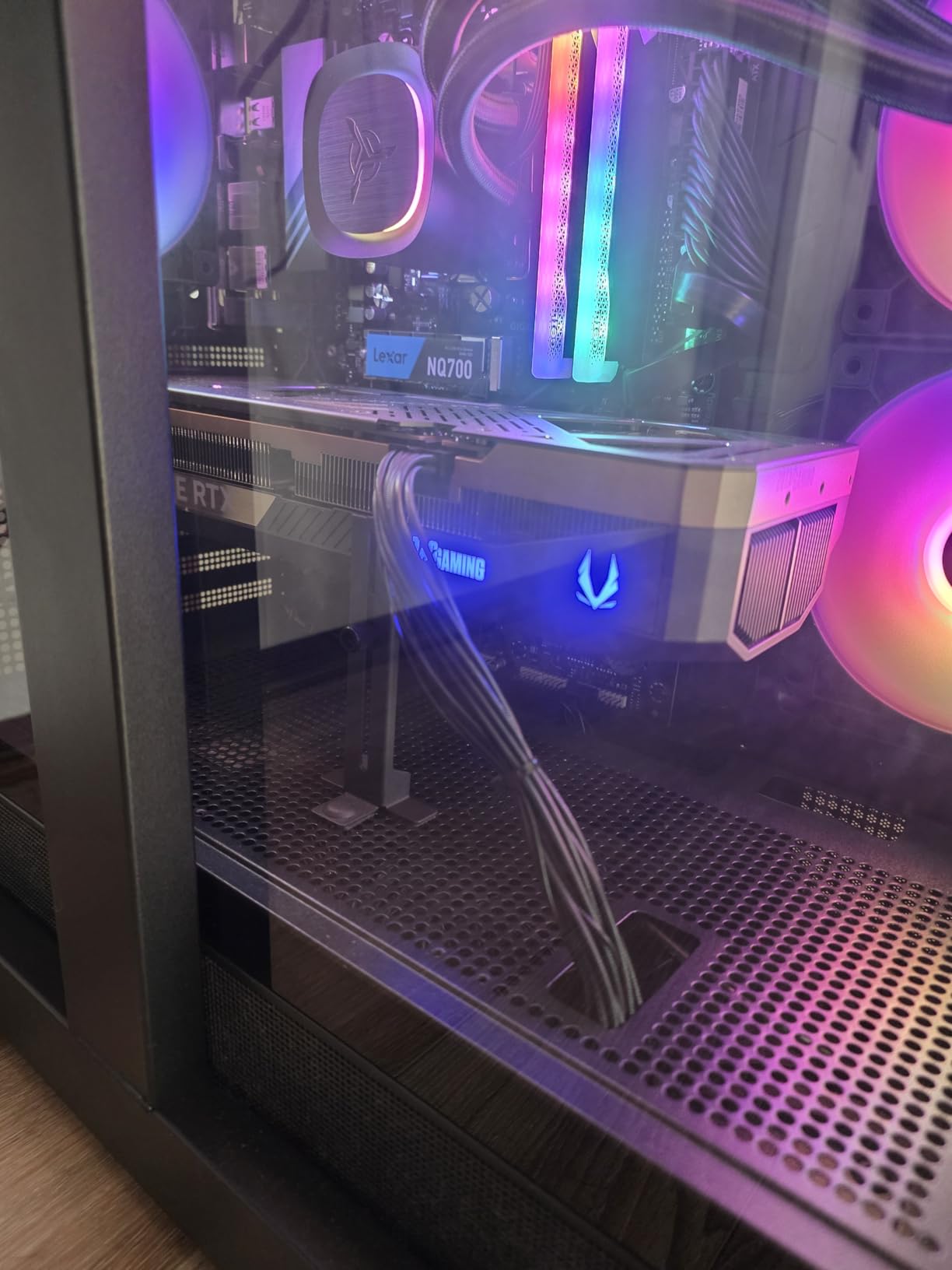 Skytech Gaming King 95 Gaming PC, AMD Ryzen 7 9850X3D 4.7GHz, NVIDIA RTX 5080 16GB VRAM, 2TB Gen4 NVMe SSD, 32GB DDR5 RAM 6000, 850W Gold ATX 3 PSU, 360 ARGB AIO, WI-FI 5, Windows 11, Desktop customer photo 2