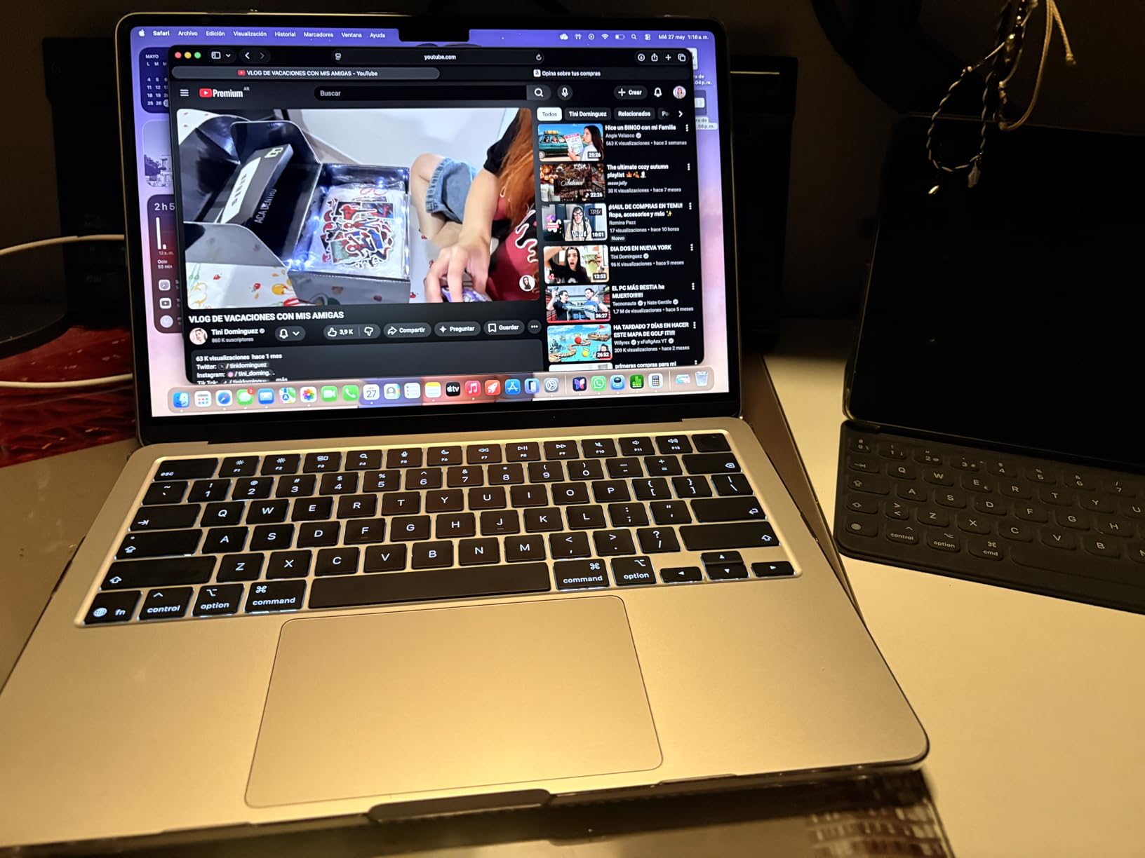 Apple 2026 MacBook Air 13-inch Laptop with M5 chip: Built for AI, 13.6-inch Liquid Retina Display, 16GB Unified Memory, 512GB SSD, 12MP Center Stage Camera, Touch ID, Wi-Fi 7; Midnight customer photo 1