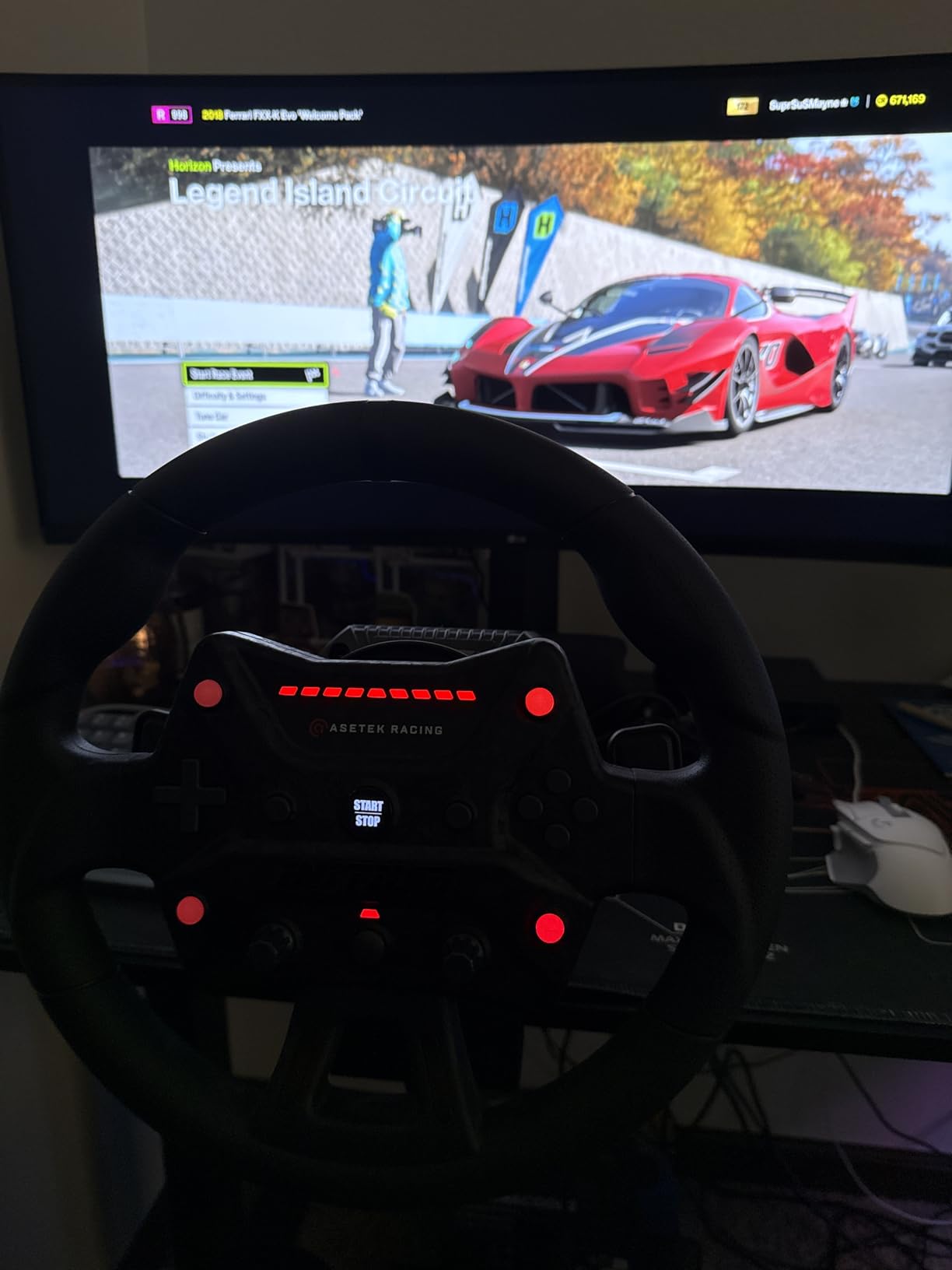 ASETEK Racing Initium Sim Racing Bundle for PC, 5.5 Nm Direct Drive Wheelbase customer photo 1
